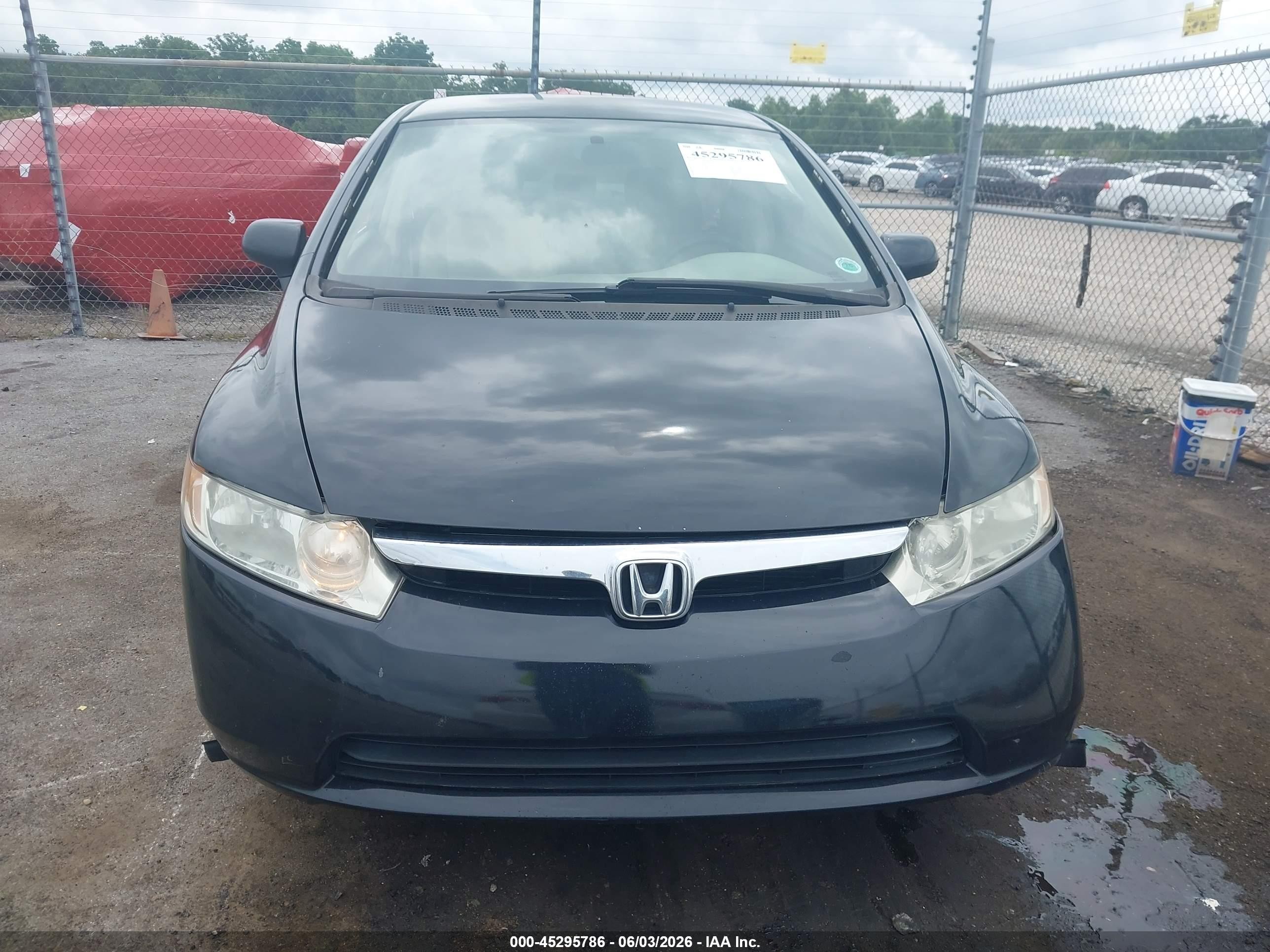 2006 Honda Civic Lx Dark Blue vin: 1HGFA16576L000862