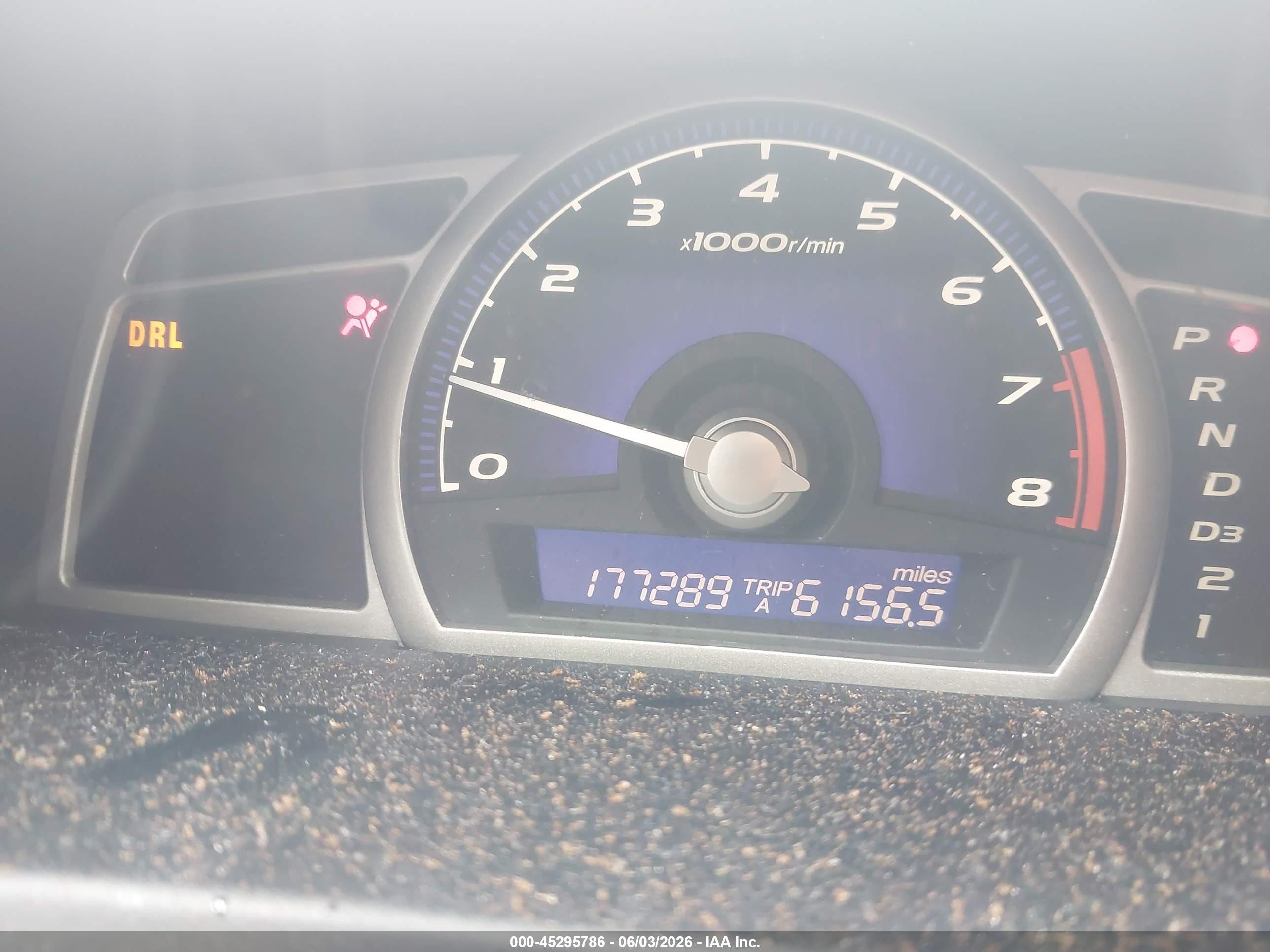 2006 Honda Civic Lx Dark Blue vin: 1HGFA16576L000862