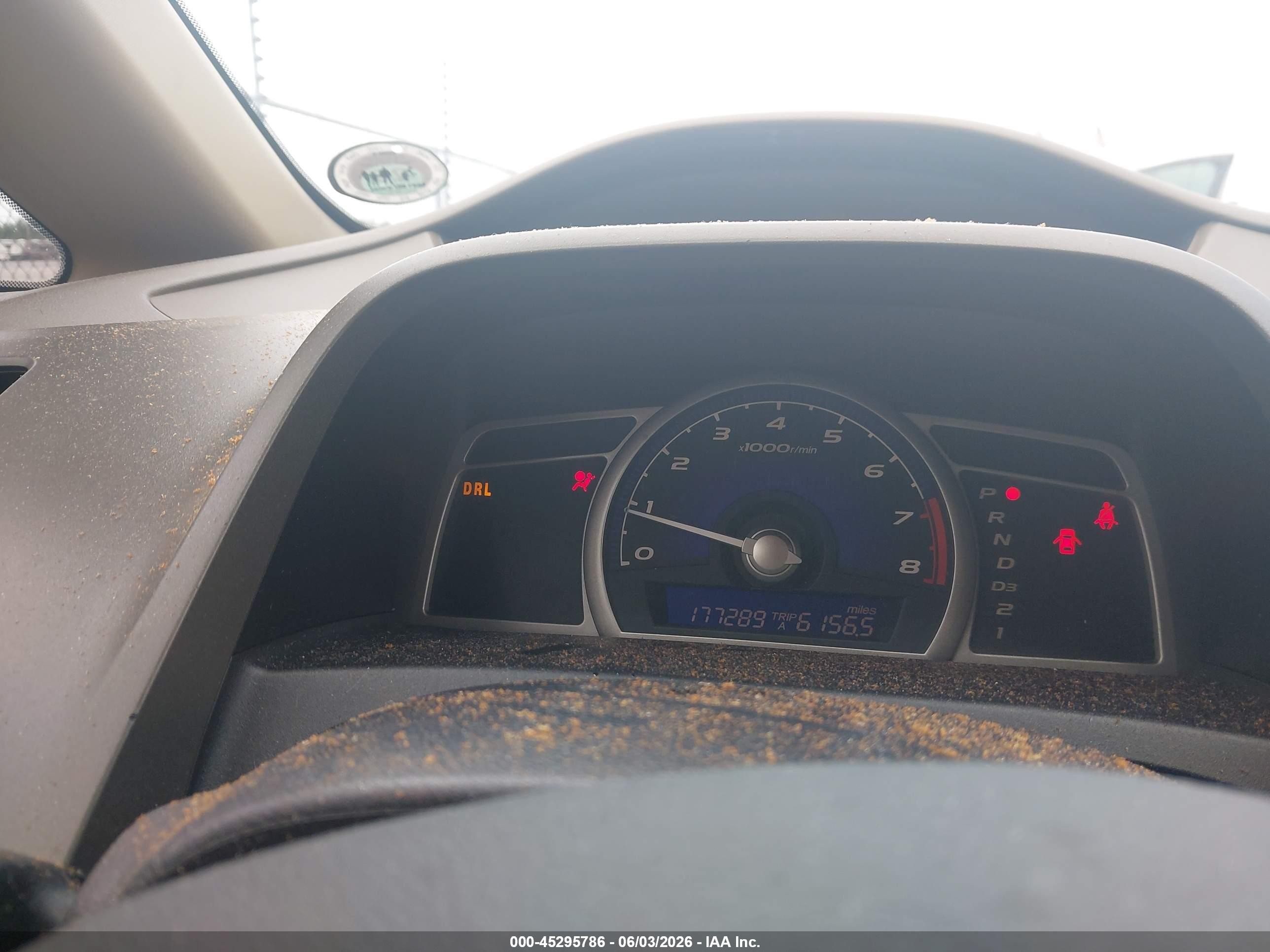 2006 Honda Civic Lx Dark Blue vin: 1HGFA16576L000862