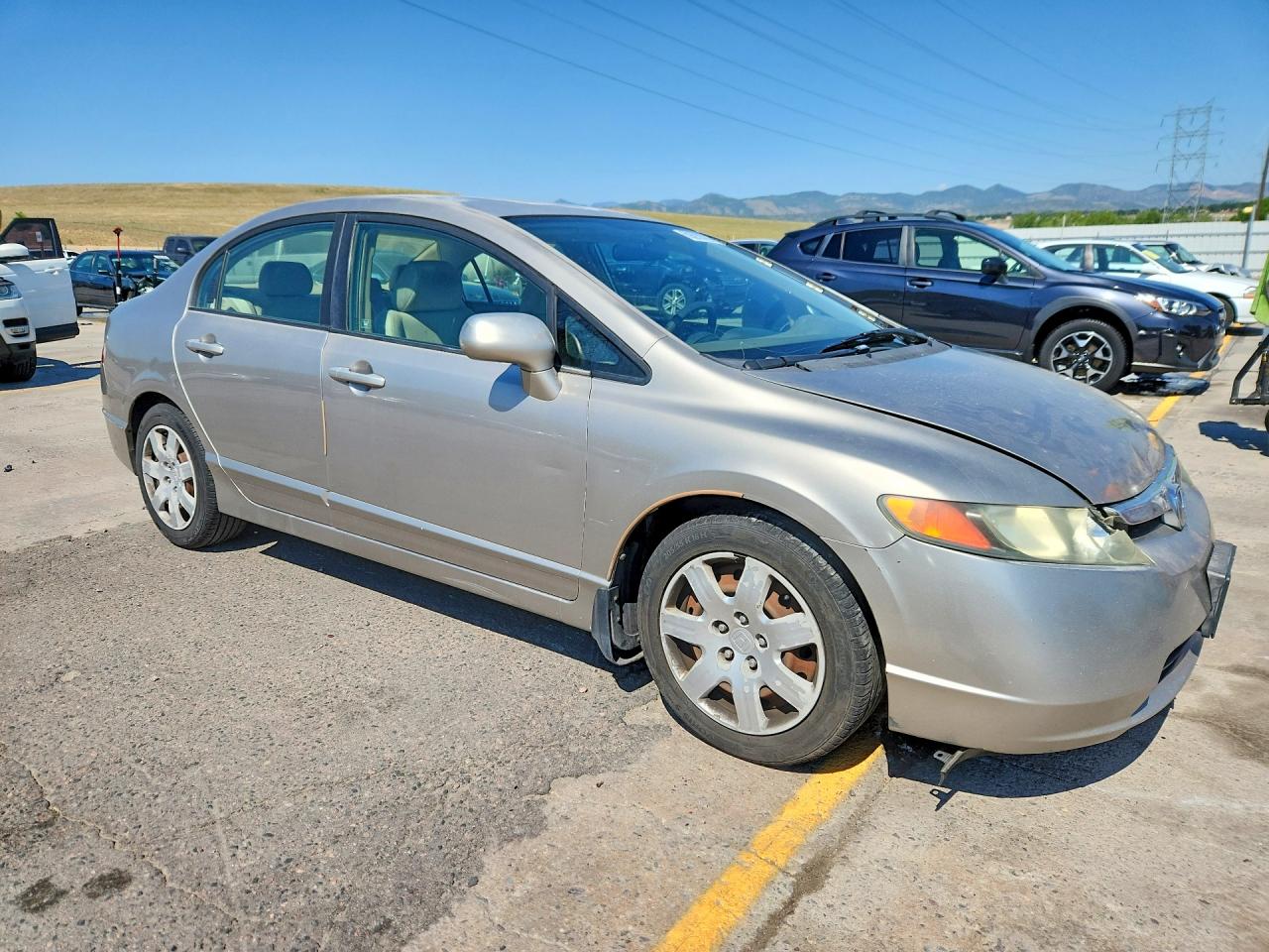 2006 Honda Civic Lx Серебряный vin: 1HGFA16576L005463