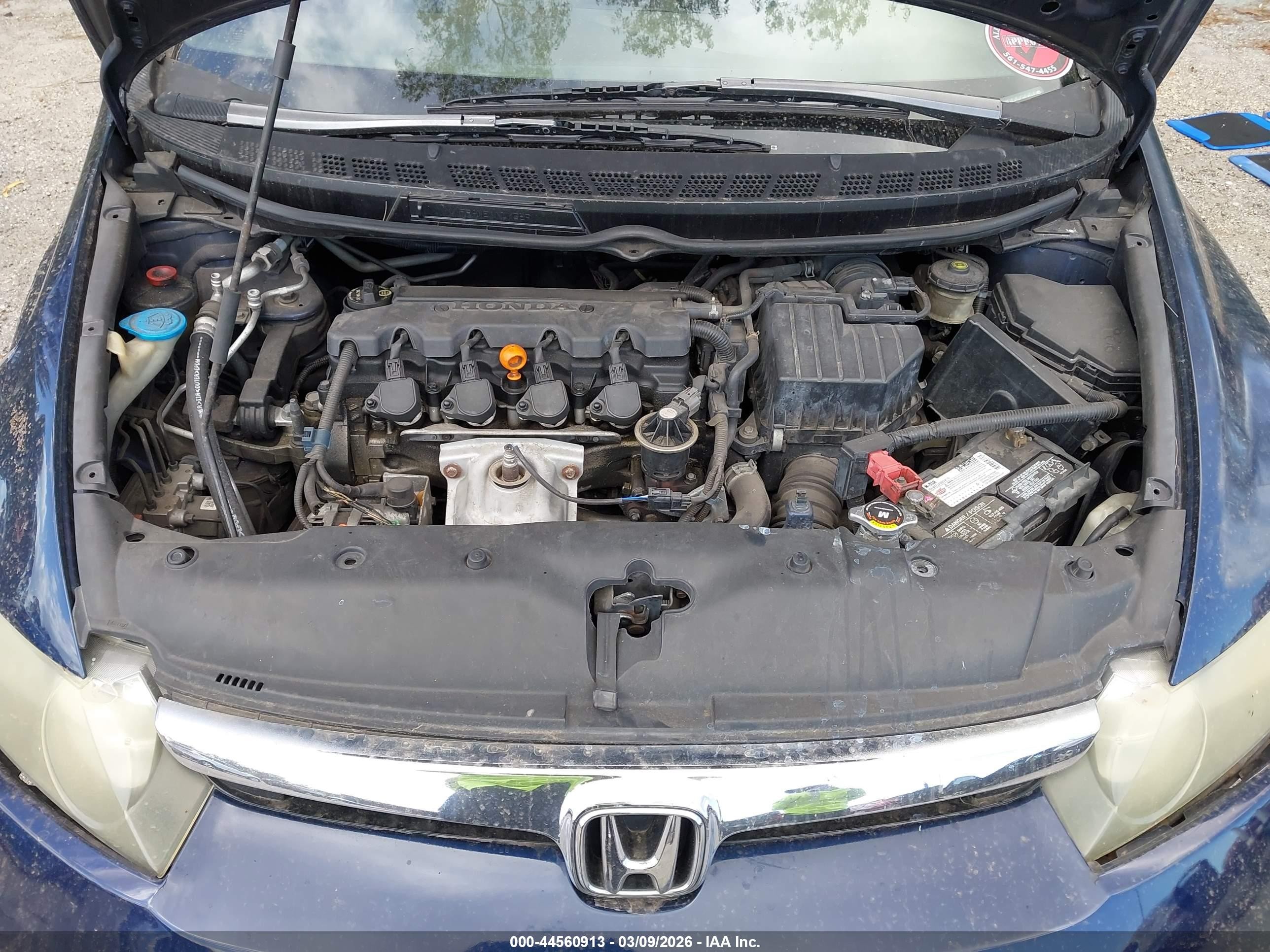 2006 Honda Civic Lx Blue vin: 1HGFA16576L027267