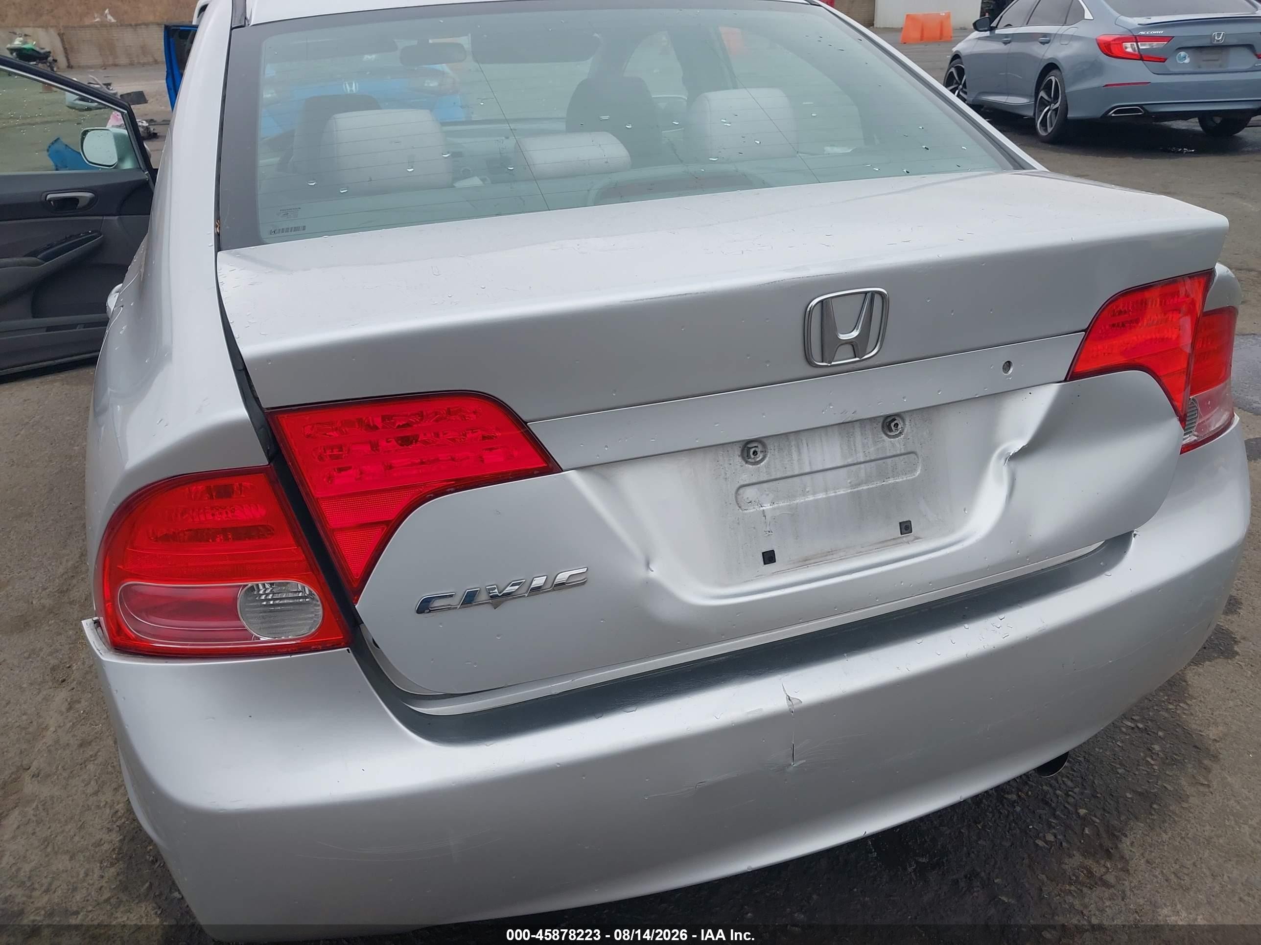 2006 Honda Civic Lx Silver vin: 1HGFA16576L027804