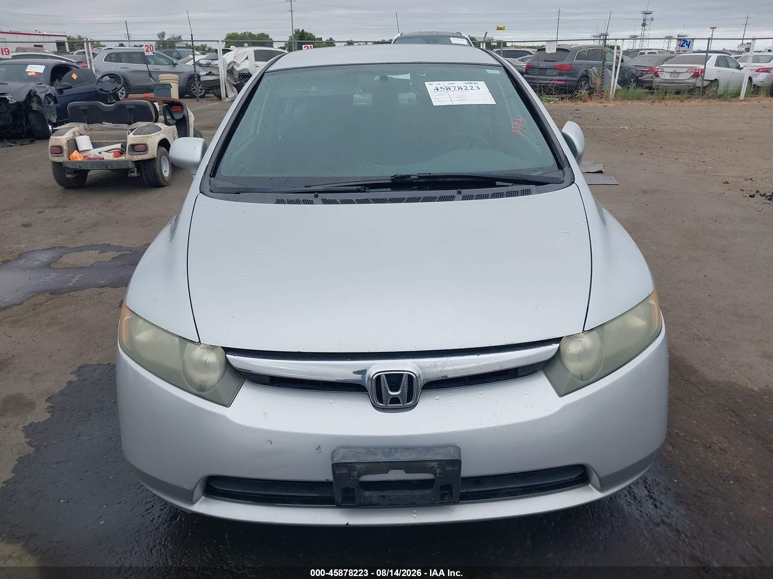 2006 Honda Civic Lx Silver vin: 1HGFA16576L027804
