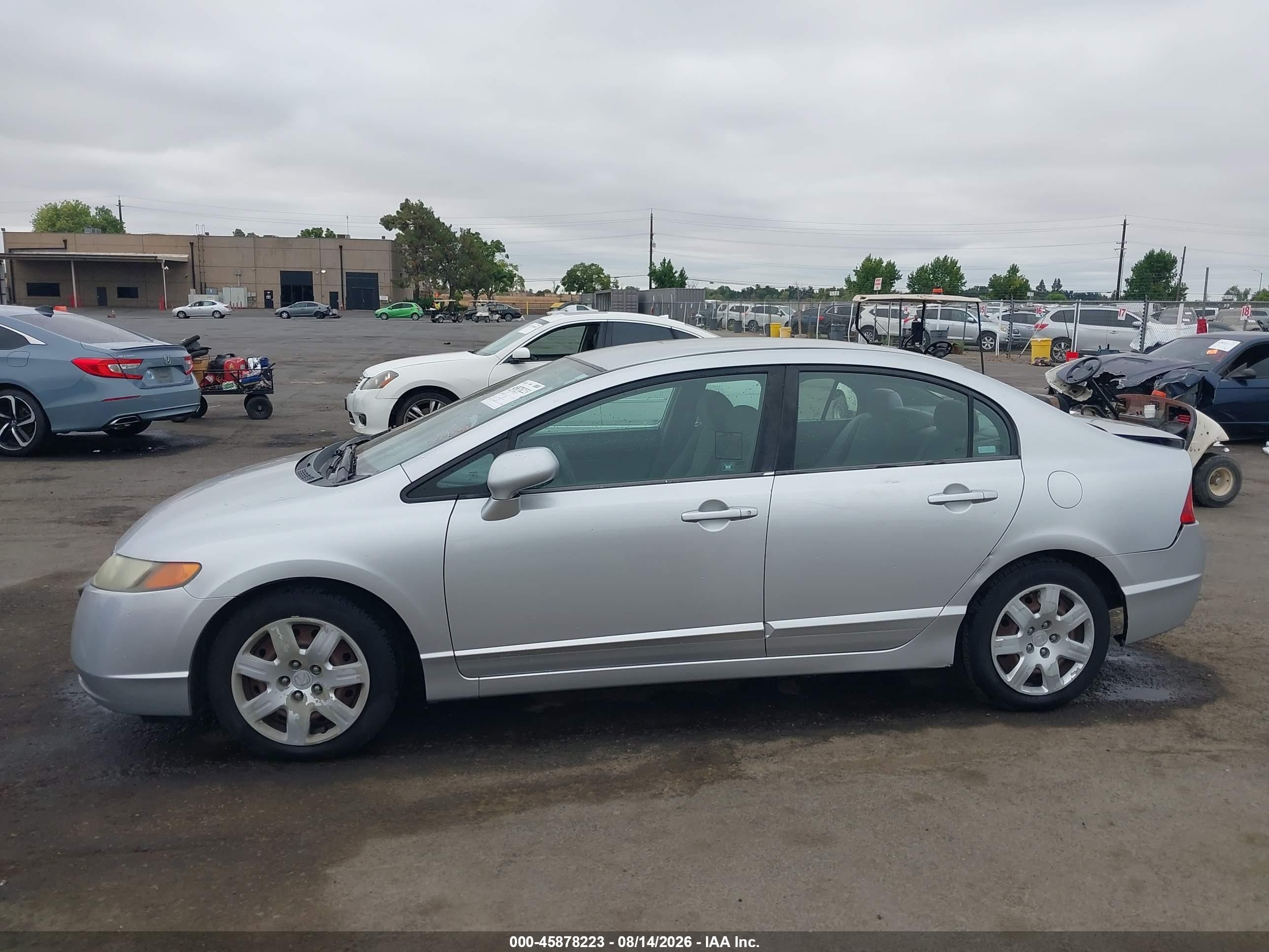 2006 Honda Civic Lx Silver vin: 1HGFA16576L027804
