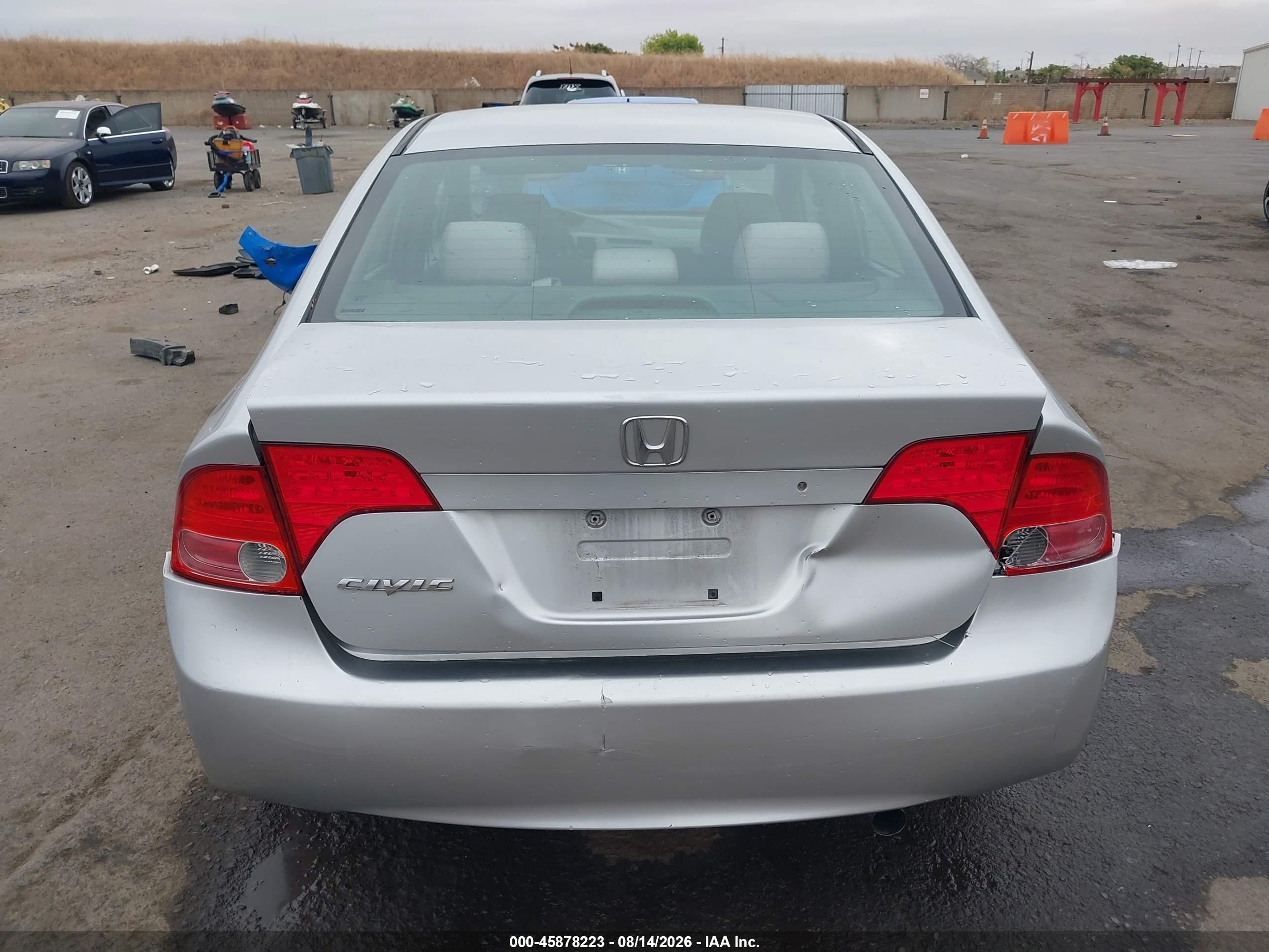 2006 Honda Civic Lx Silver vin: 1HGFA16576L027804