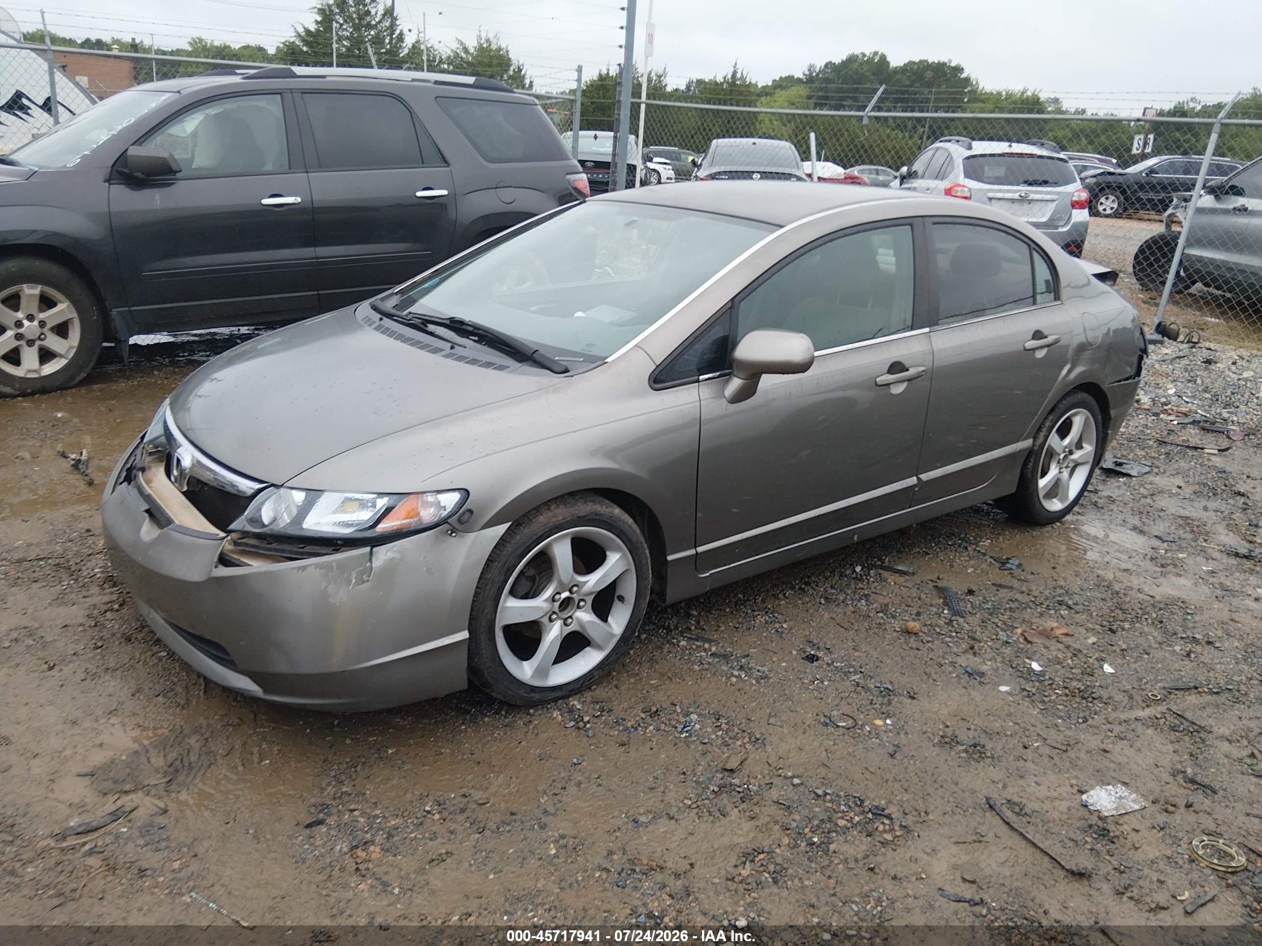 2006 Honda Civic Lx Beige vin: 1HGFA16576L033926