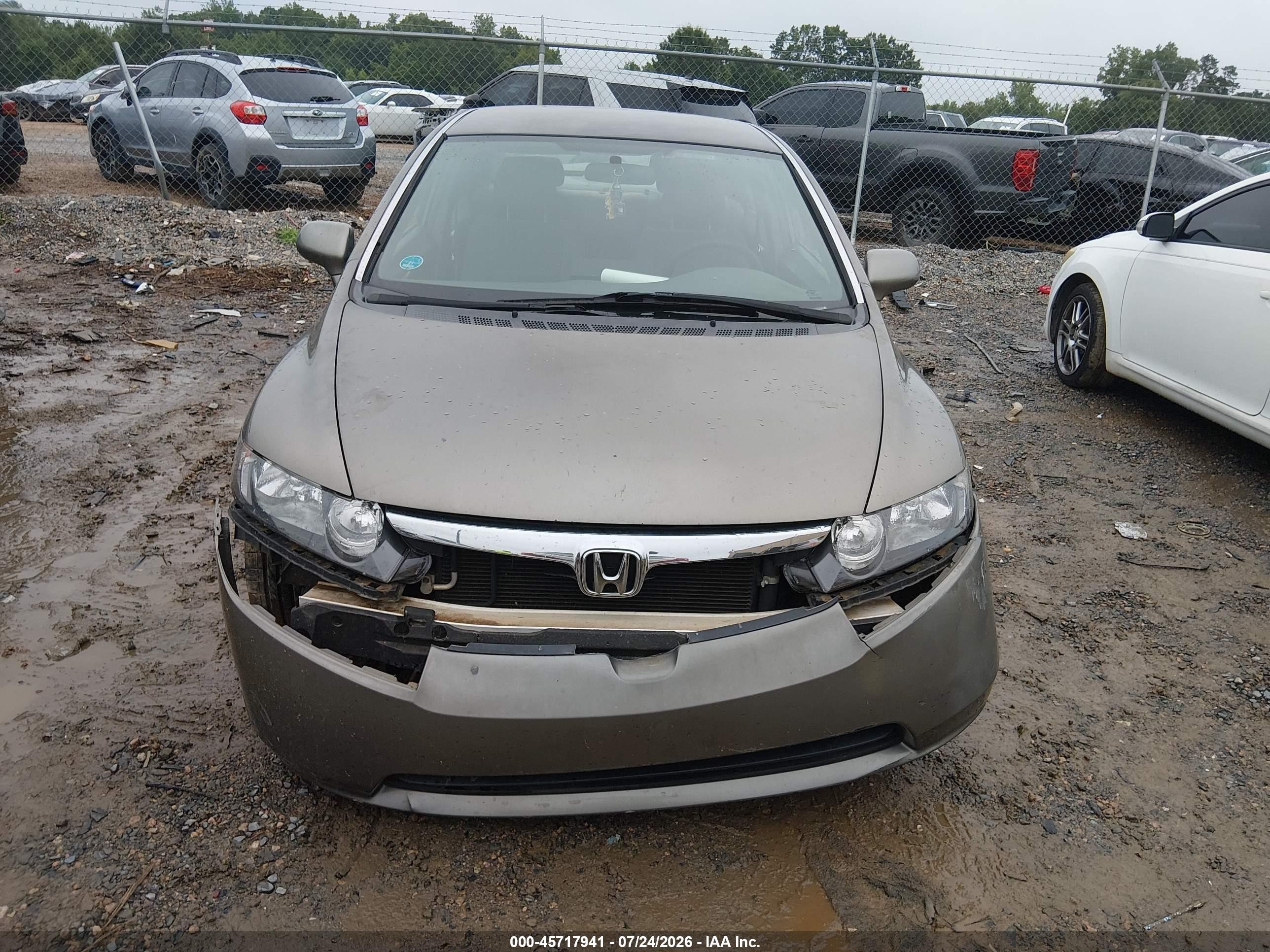 2006 Honda Civic Lx Beige vin: 1HGFA16576L033926
