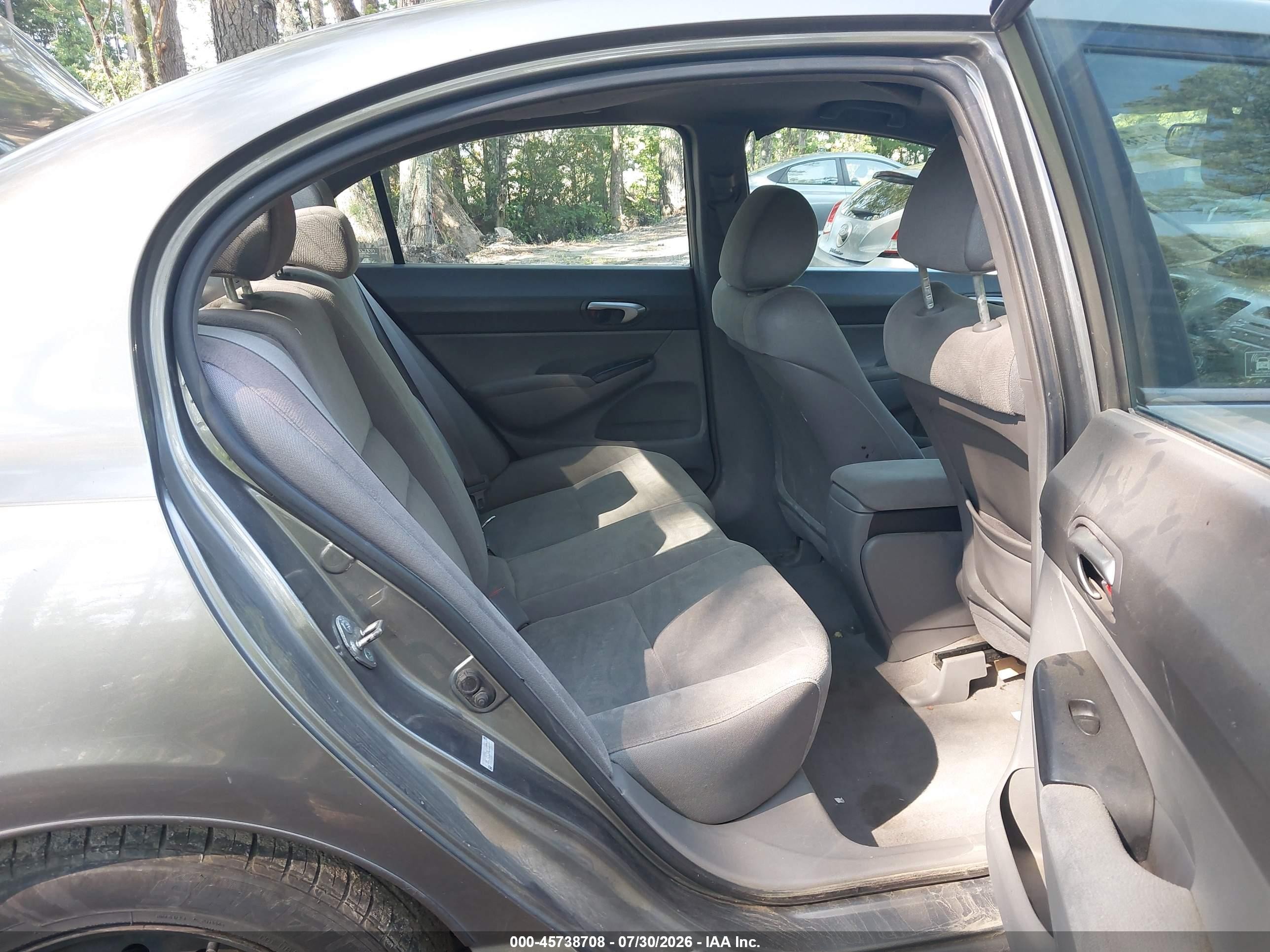 2006 Honda Civic Lx Gray vin: 1HGFA16576L038737