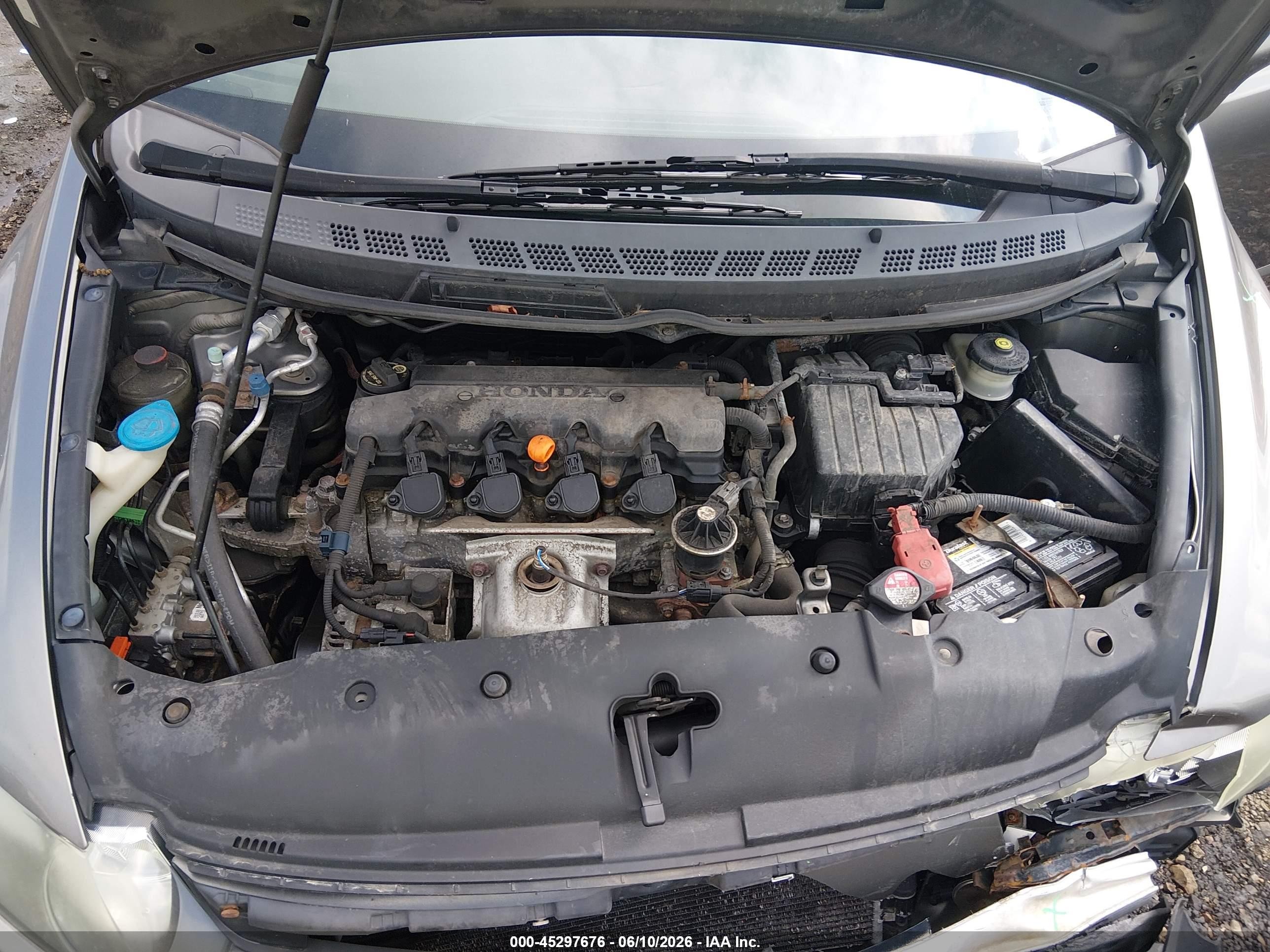 2006 Honda Civic Lx Gray vin: 1HGFA16576L038799