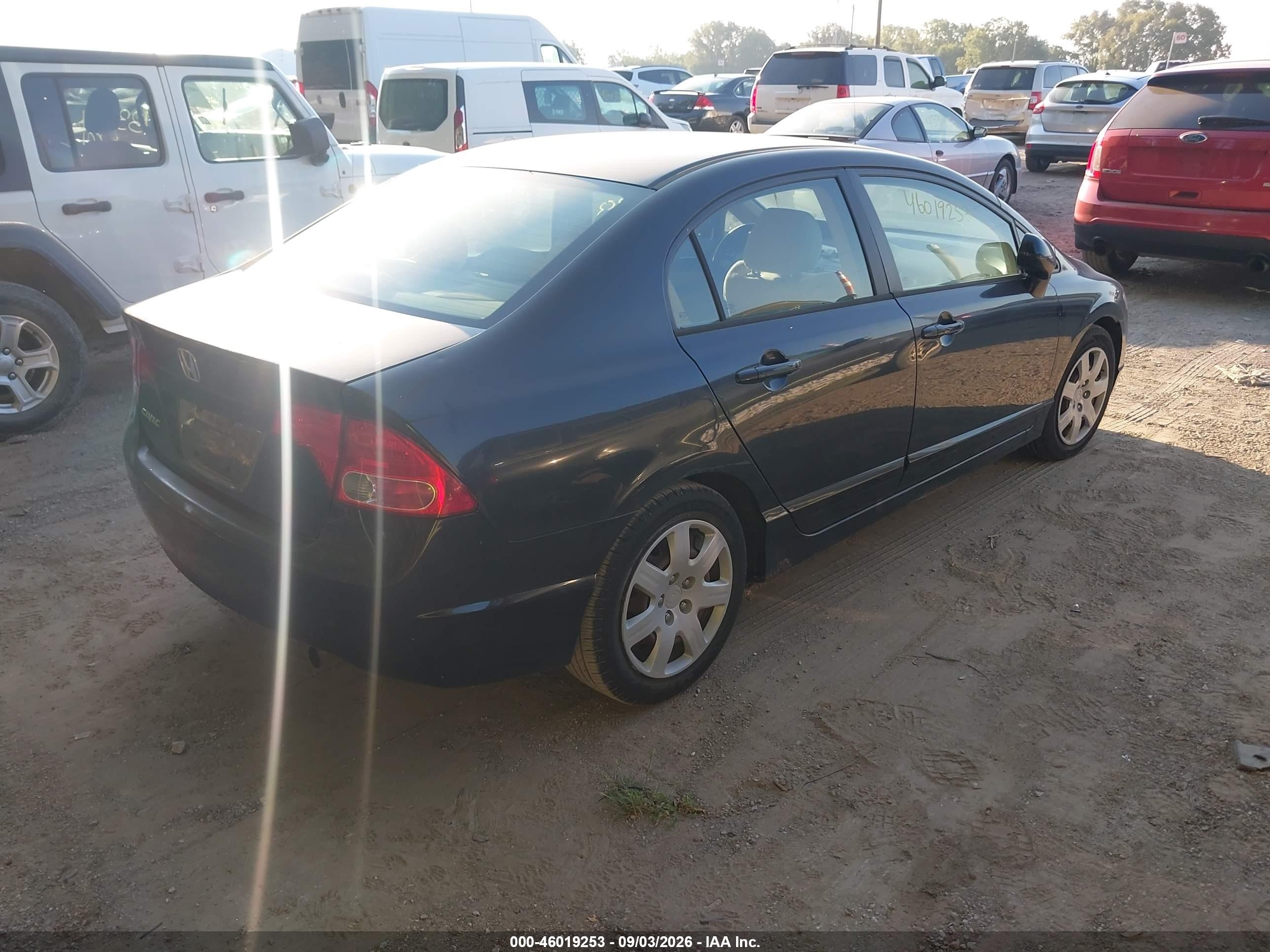2006 Honda Civic Lx Black vin: 1HGFA16576L047695