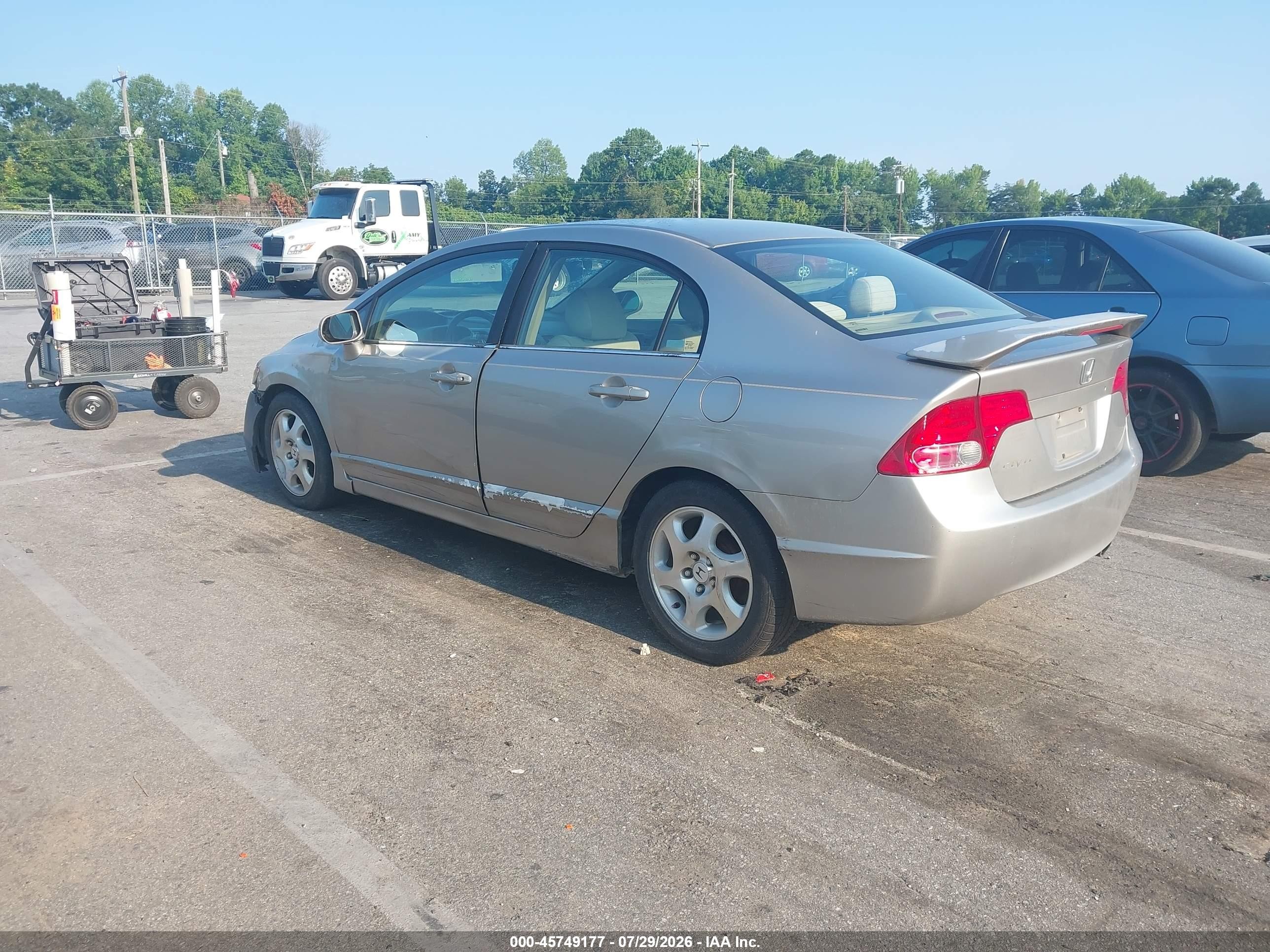 2006 Honda Civic Lx Желто-коричневый vin: 1HGFA16576L058339