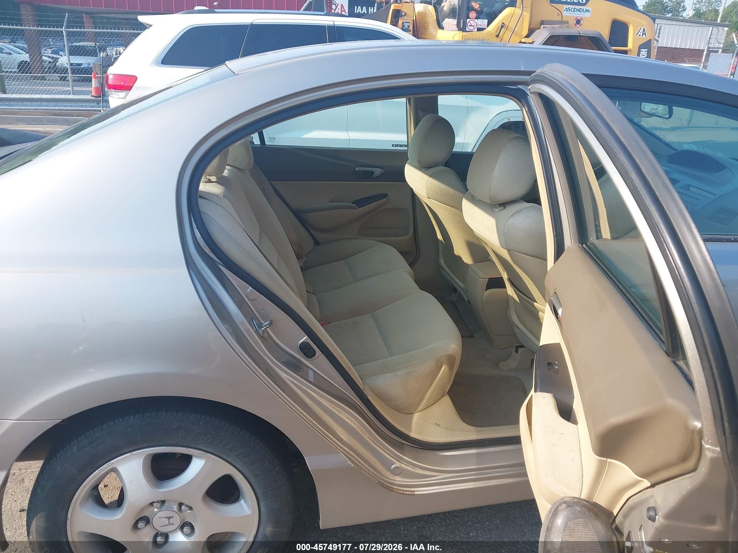 2006 Honda Civic Lx Желто-коричневый vin: 1HGFA16576L058339