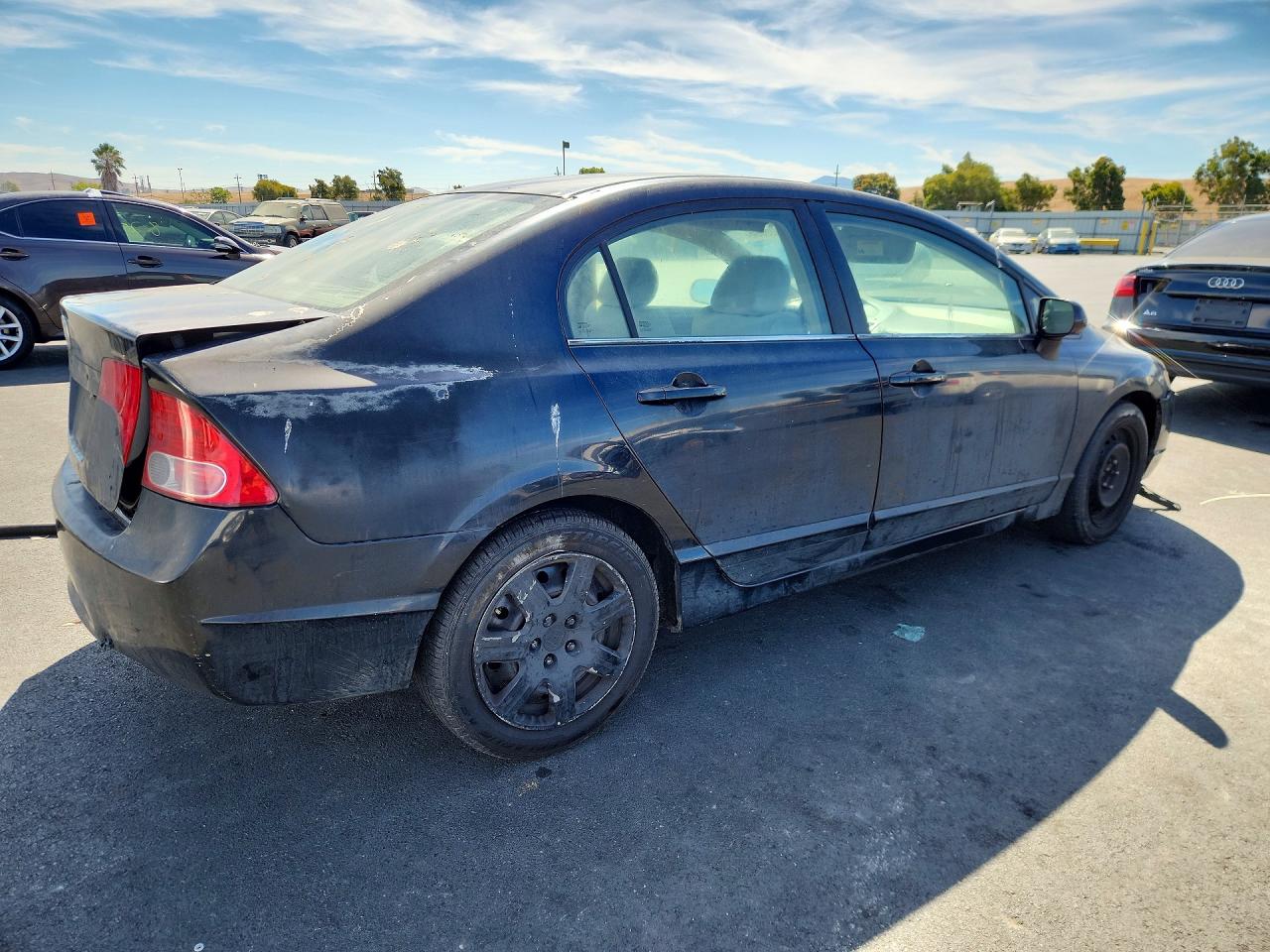 2006 Honda Civic Lx Black vin: 1HGFA16576L063461
