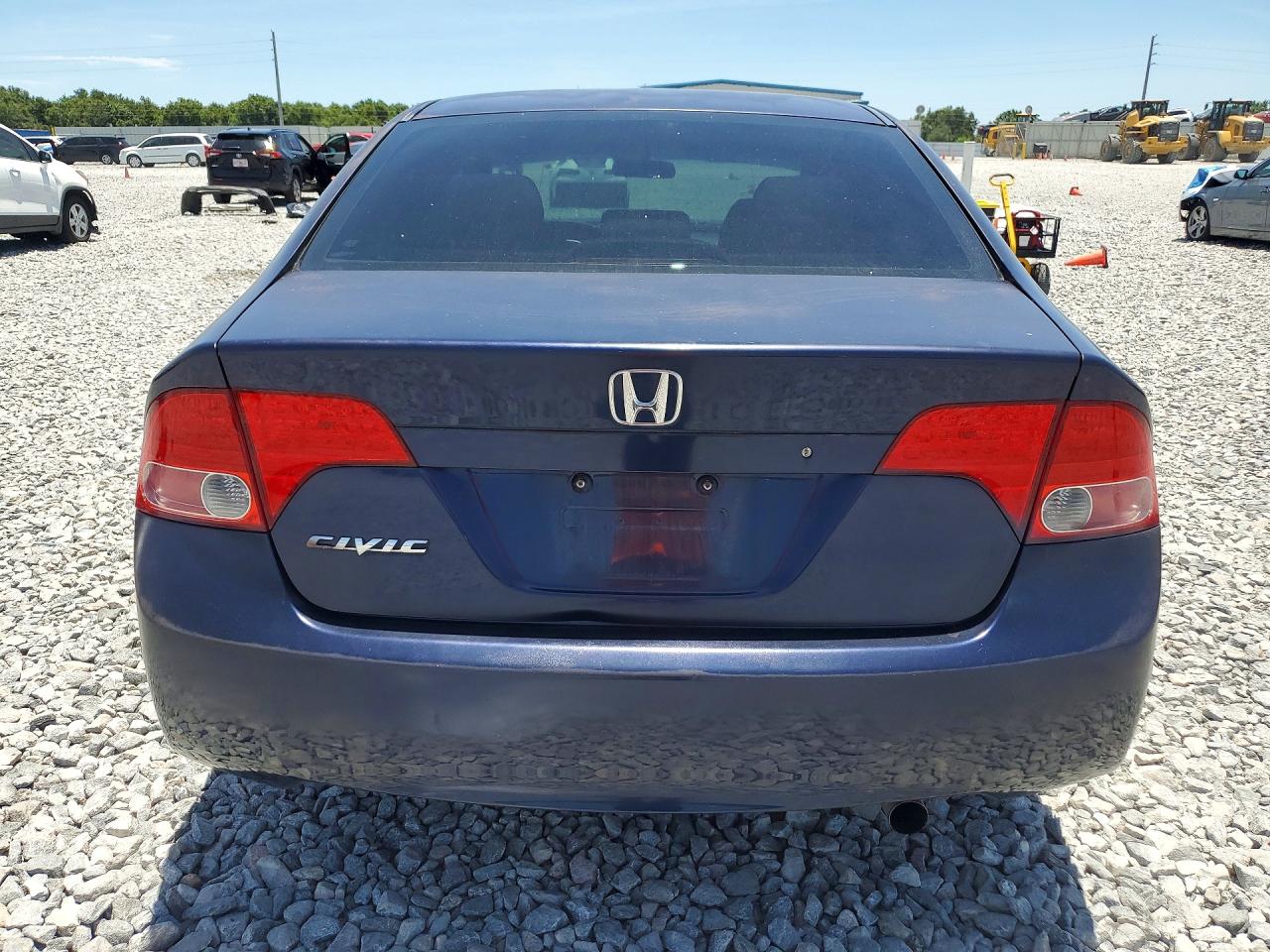 2006 Honda Civic Lx Blue vin: 1HGFA16576L067610