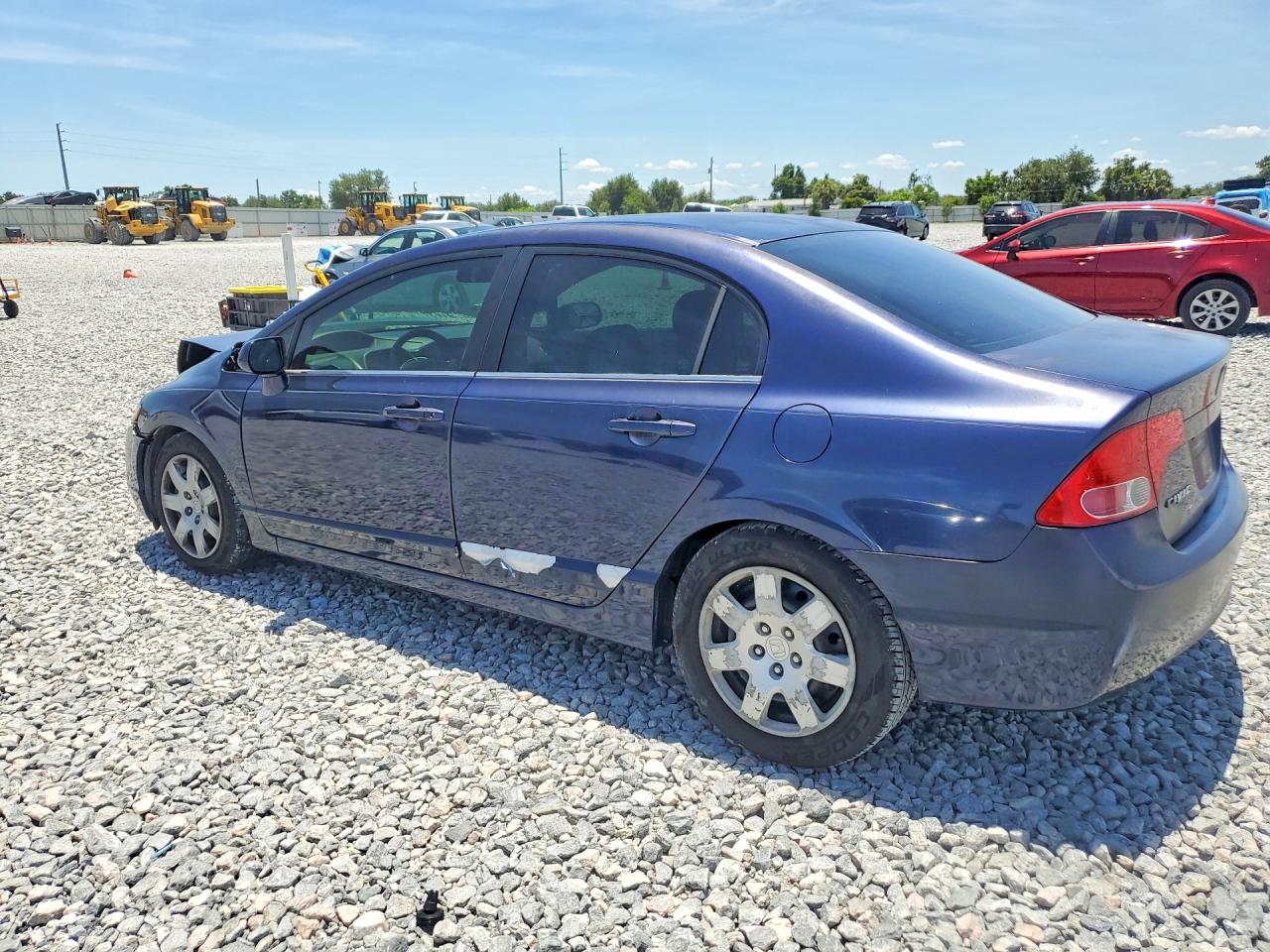 2006 Honda Civic Lx Blue vin: 1HGFA16576L067610