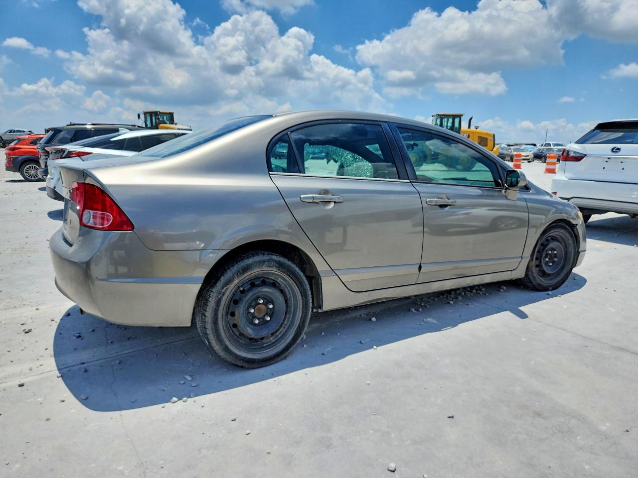 2006 Honda Civic Lx Tan vin: 1HGFA16576L082186