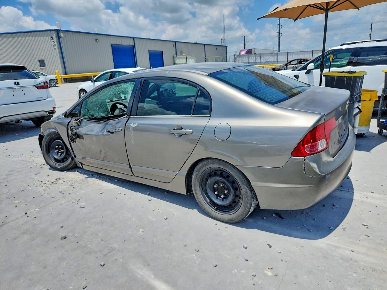 2006 Honda Civic Lx Tan vin: 1HGFA16576L082186