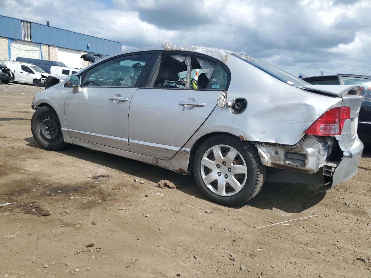 2006 Honda Civic Lx Silver vin: 1HGFA16576L108432