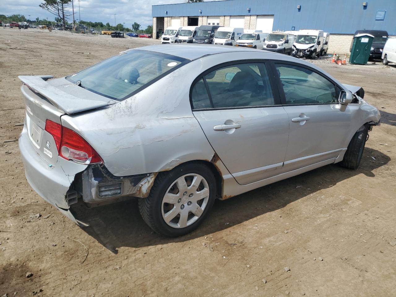 2006 Honda Civic Lx Silver vin: 1HGFA16576L108432
