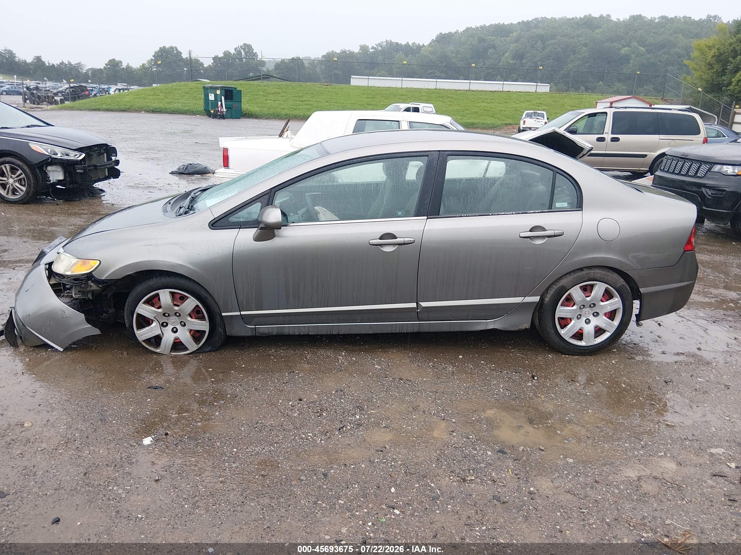 2006 Honda Civic Lx Pewter vin: 1HGFA16576L116398