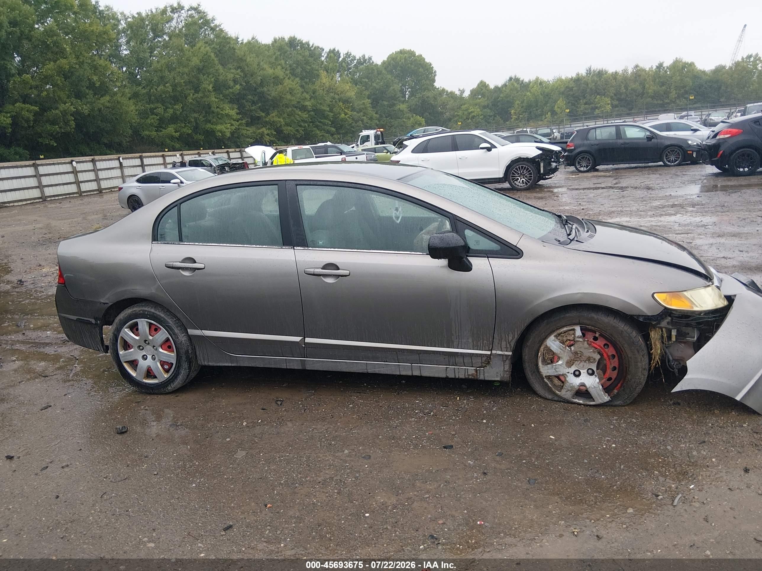 2006 Honda Civic Lx Pewter vin: 1HGFA16576L116398