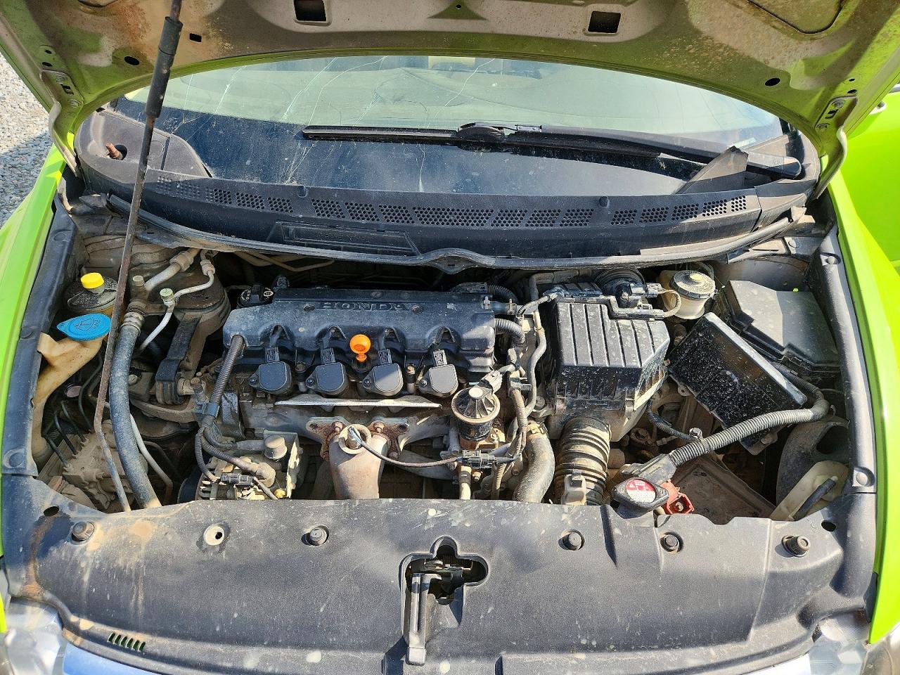 2006 Honda Civic Lx Зеленый vin: 1HGFA16576L123013