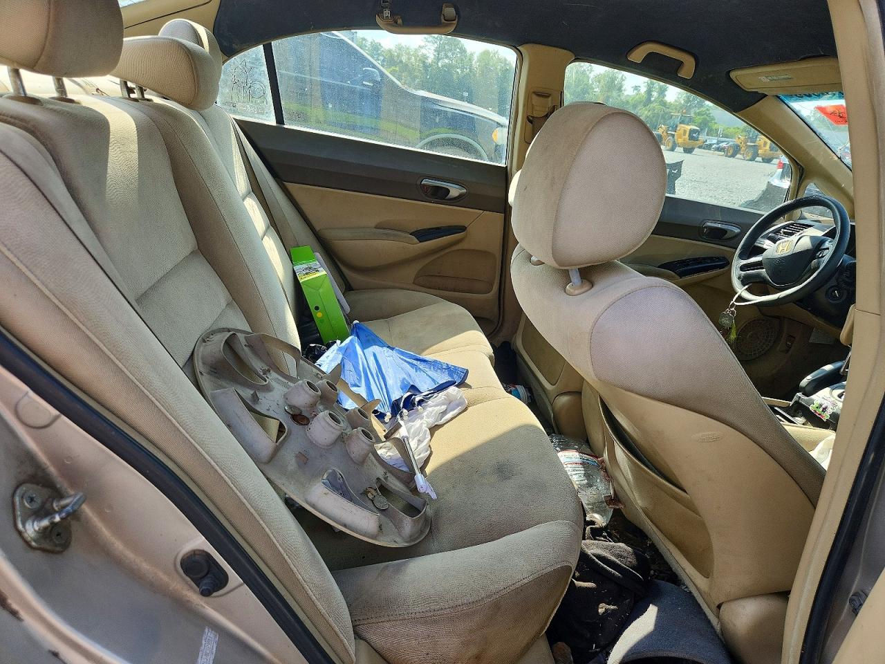 2006 Honda Civic Lx Зеленый vin: 1HGFA16576L123013