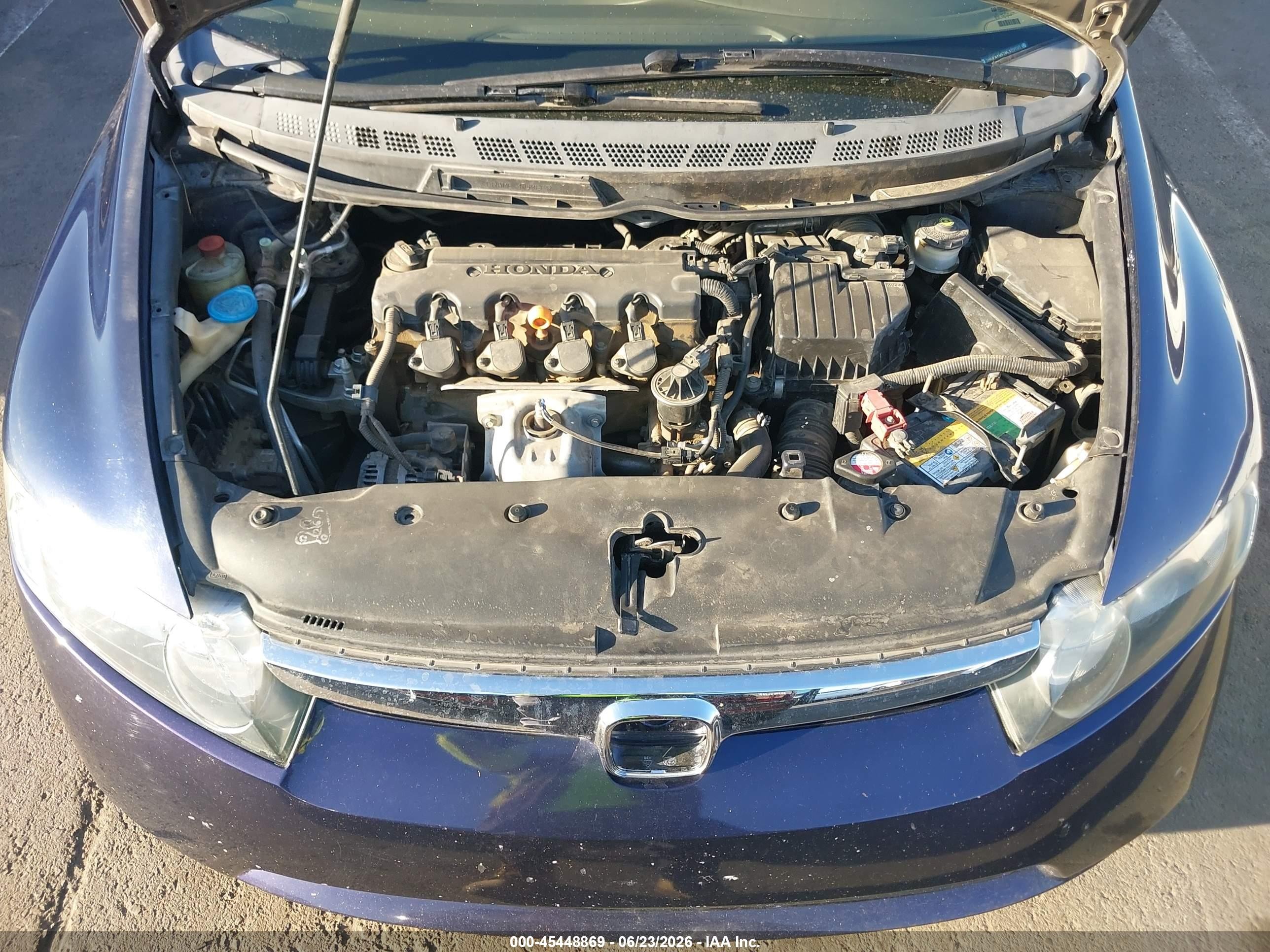 2006 Honda Civic Lx Синий vin: 1HGFA16576L125103