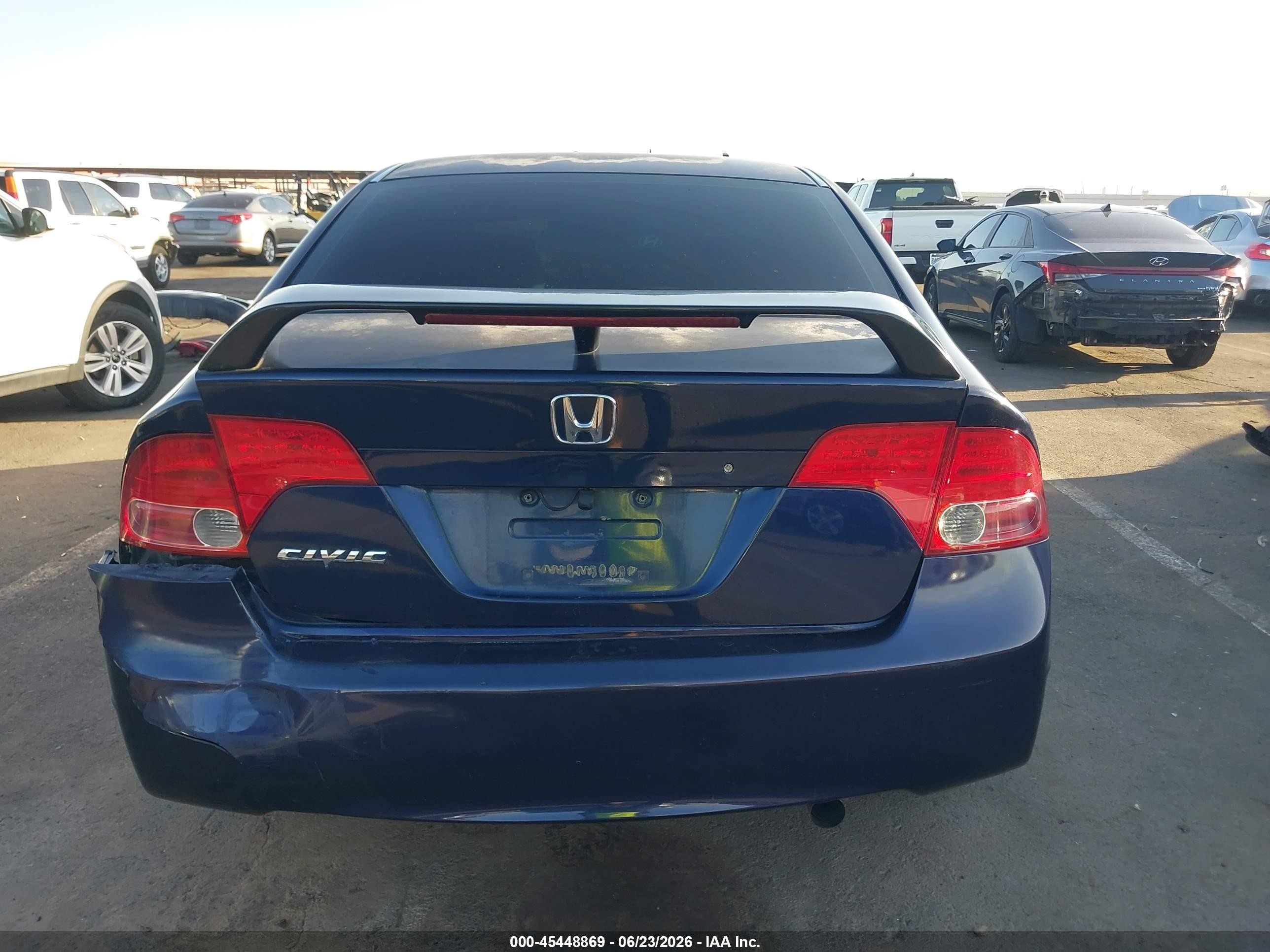 2006 Honda Civic Lx Синий vin: 1HGFA16576L125103