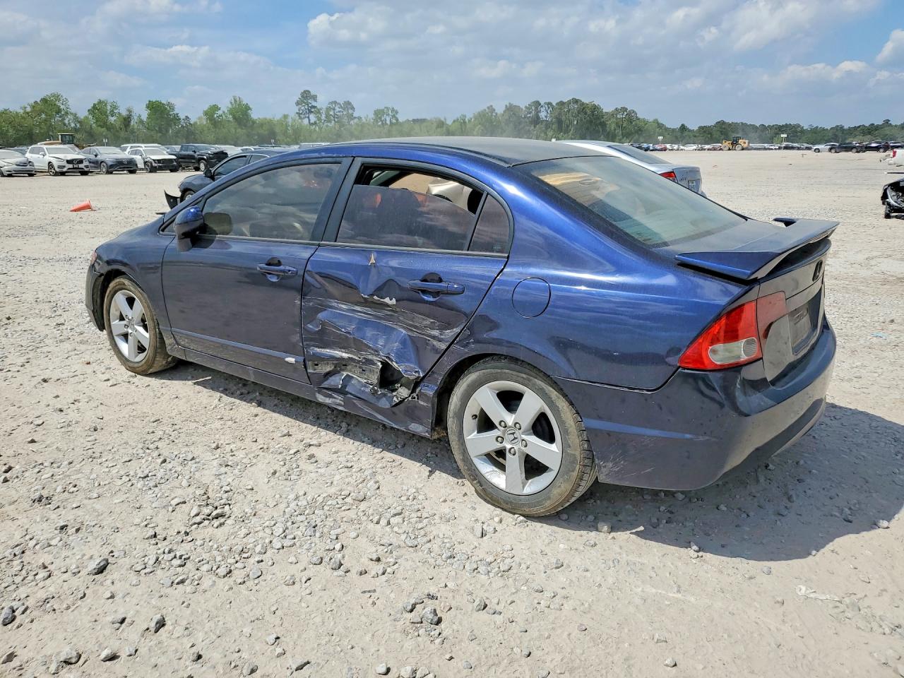 2006 Honda Civic Lx Blue vin: 1HGFA16576L144816