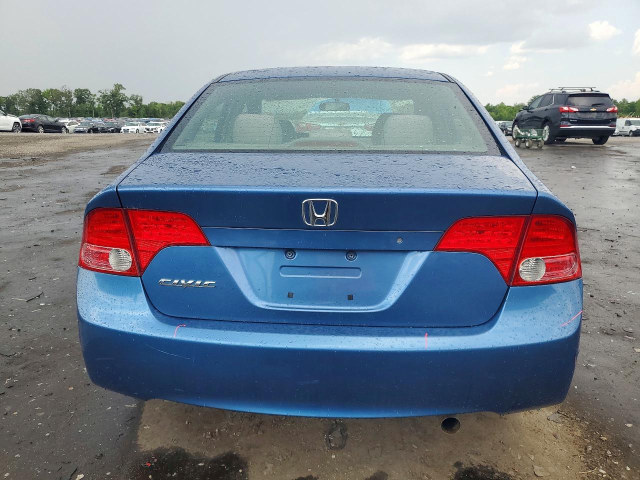 2006 Honda Civic Lx Blue vin: 1HGFA16576L149529