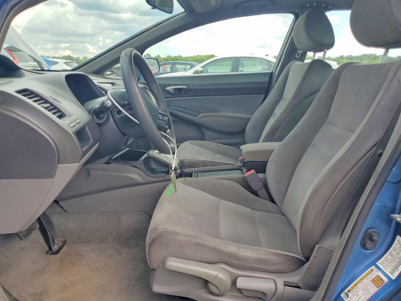 2006 Honda Civic Lx Blue vin: 1HGFA16576L149529