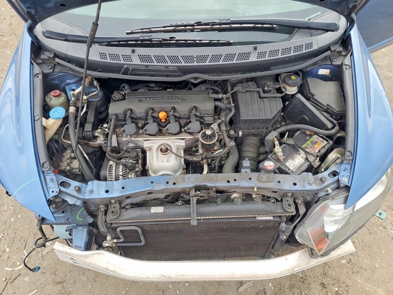 2006 Honda Civic Lx Blue vin: 1HGFA16576L149529