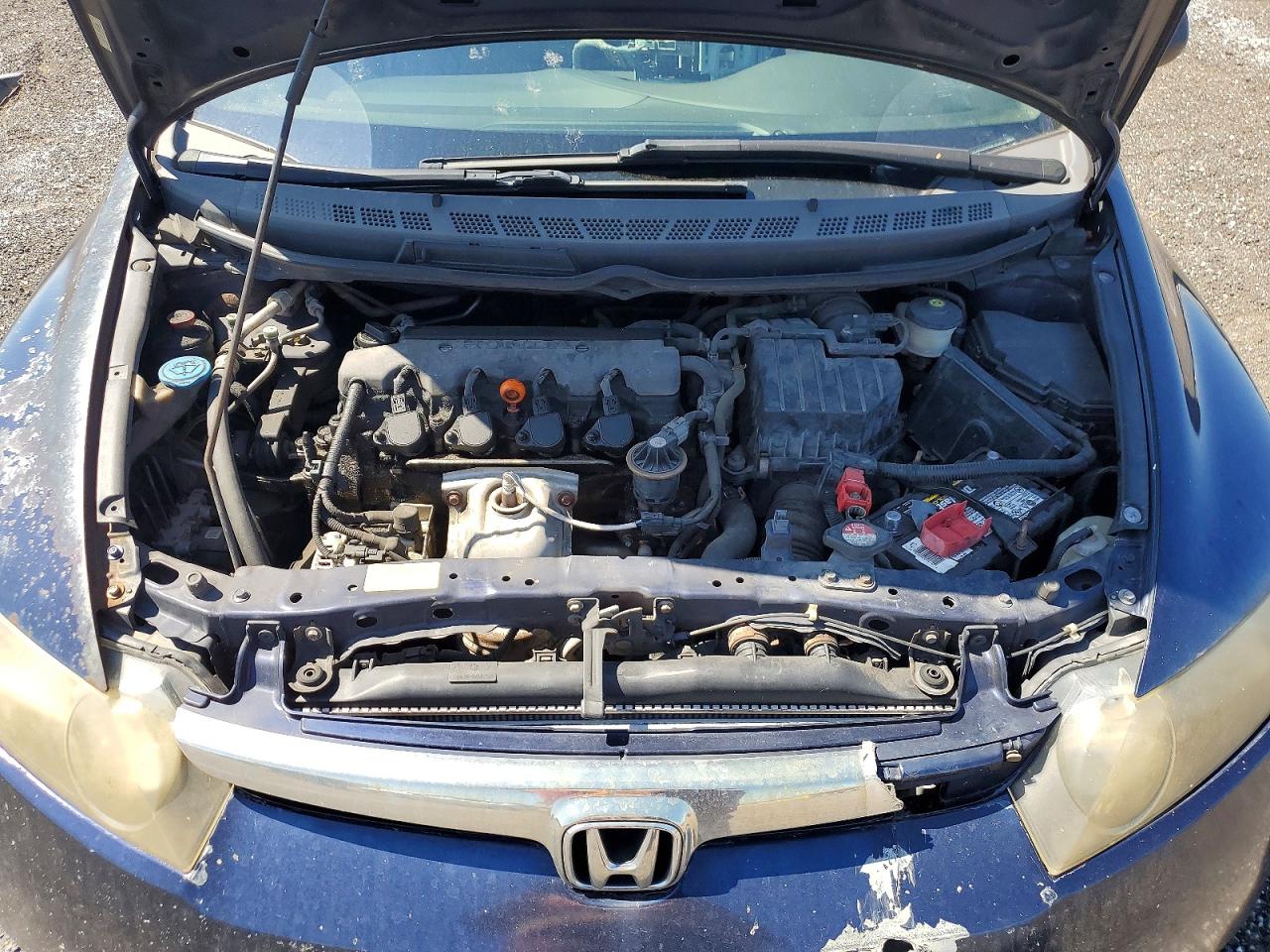 2007 Honda Civic Lx Blue vin: 1HGFA16577L010129