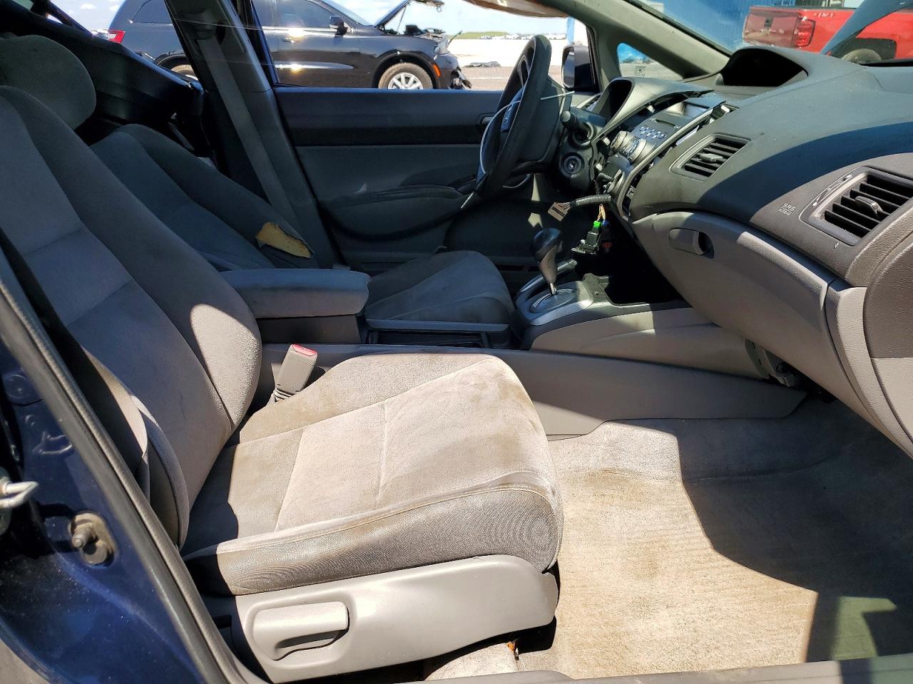 2007 Honda Civic Lx Blue vin: 1HGFA16577L010129