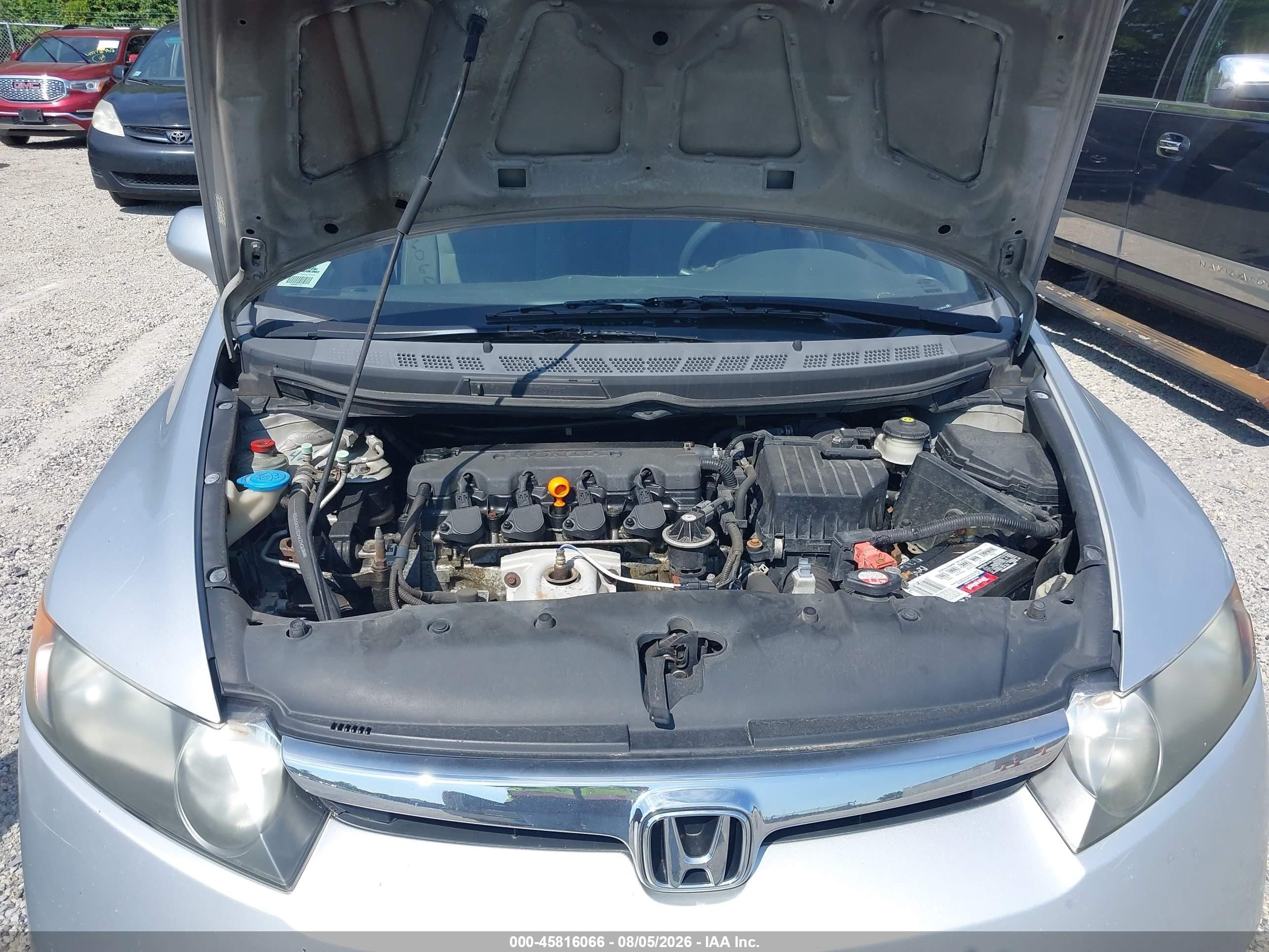 2007 Honda Civic Lx Silver vin: 1HGFA16577L013094