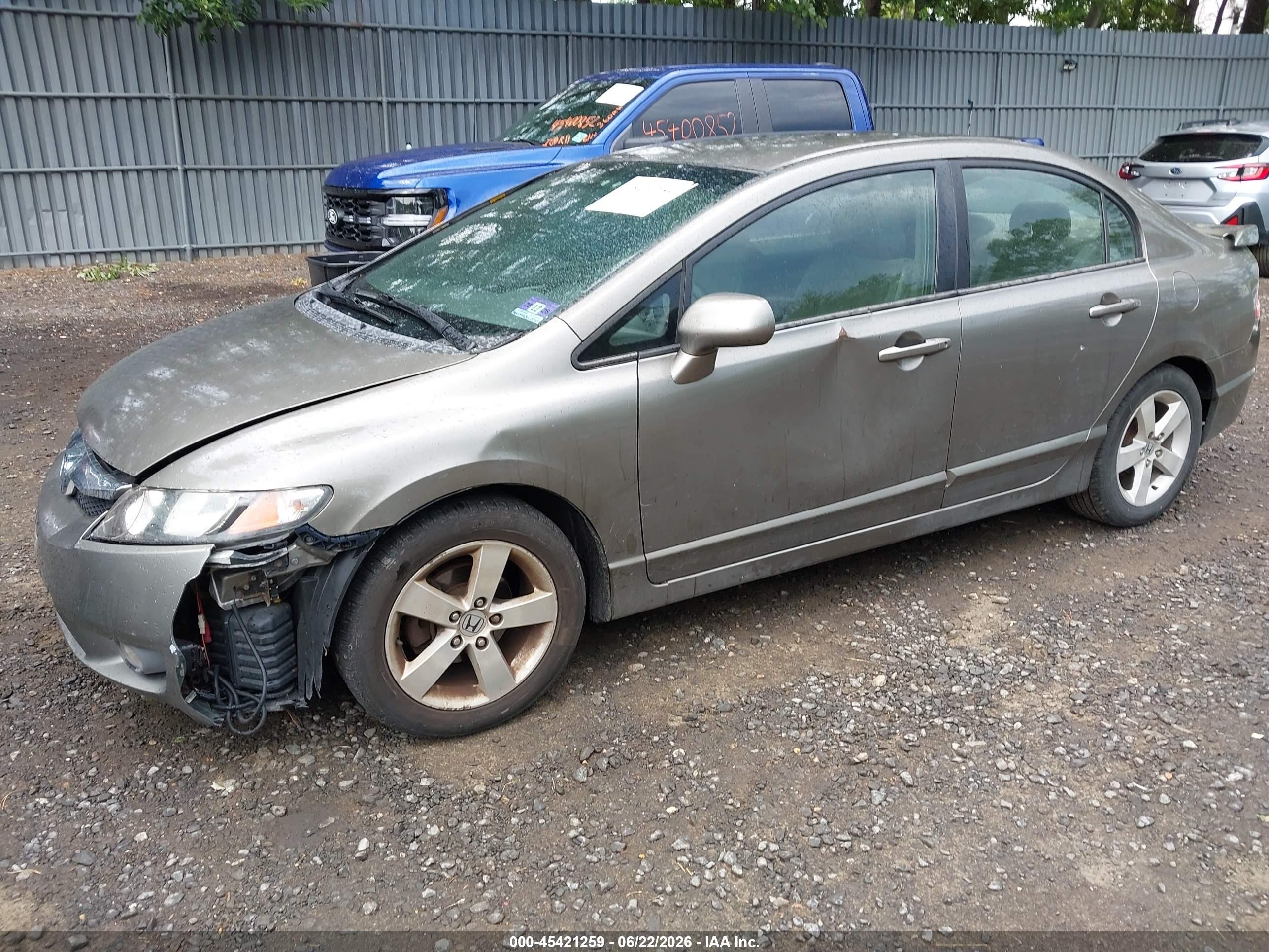 2007 Honda Civic Lx Gray vin: 1HGFA16577L019039