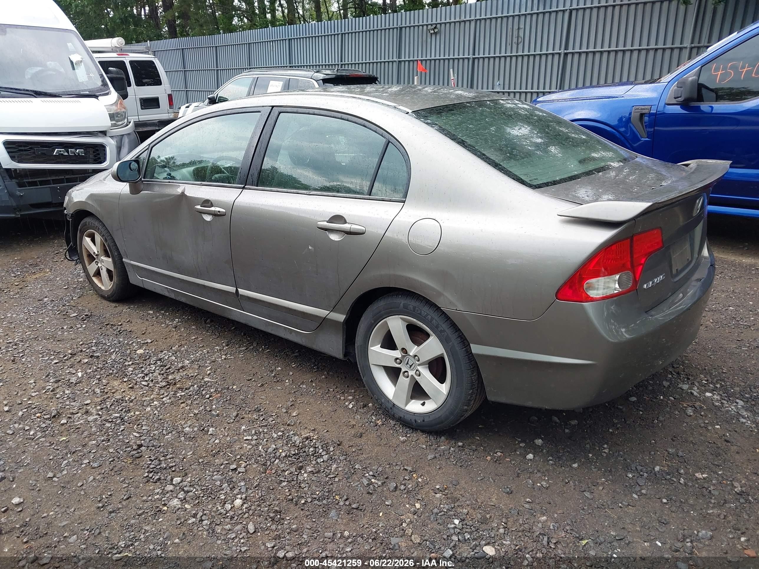2007 Honda Civic Lx Gray vin: 1HGFA16577L019039