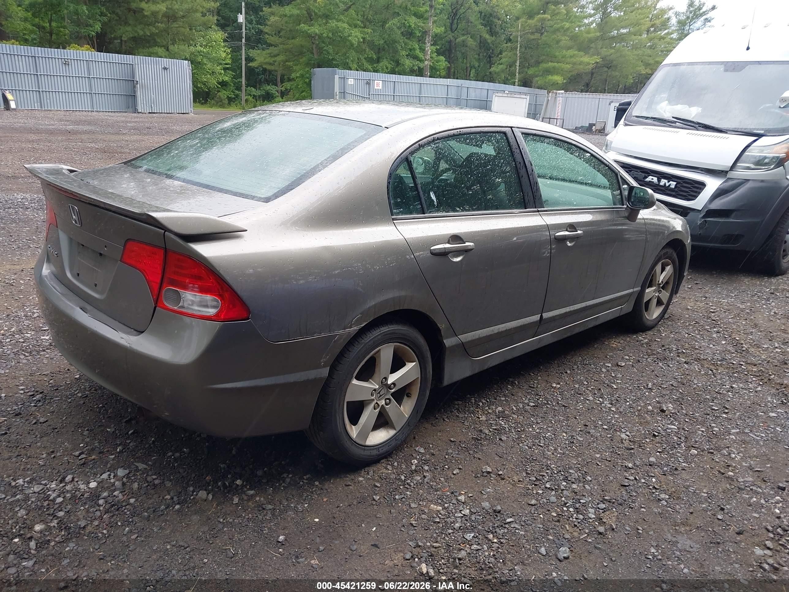 2007 Honda Civic Lx Gray vin: 1HGFA16577L019039