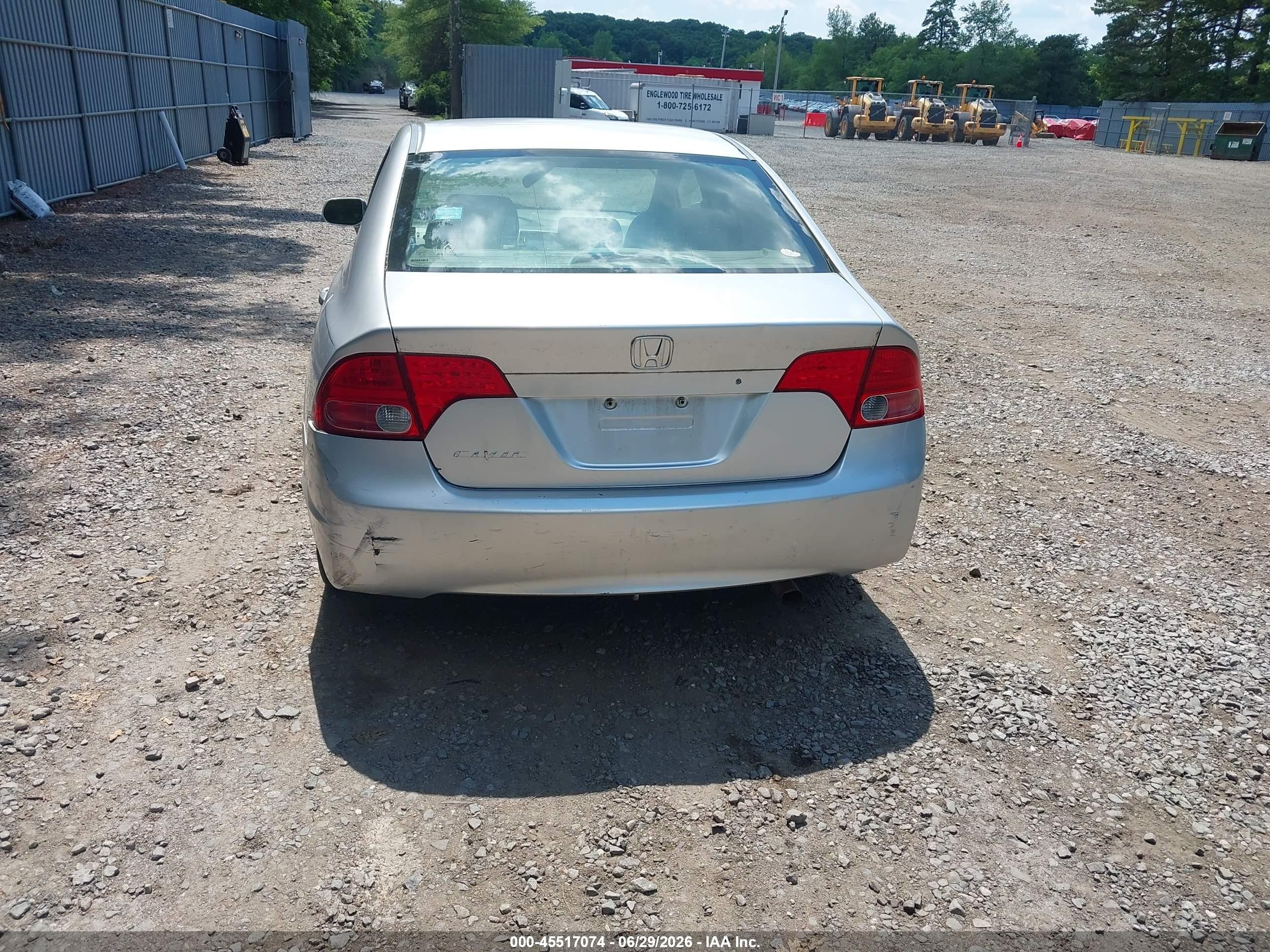 2007 Honda Civic Lx Gray vin: 1HGFA16577L033507