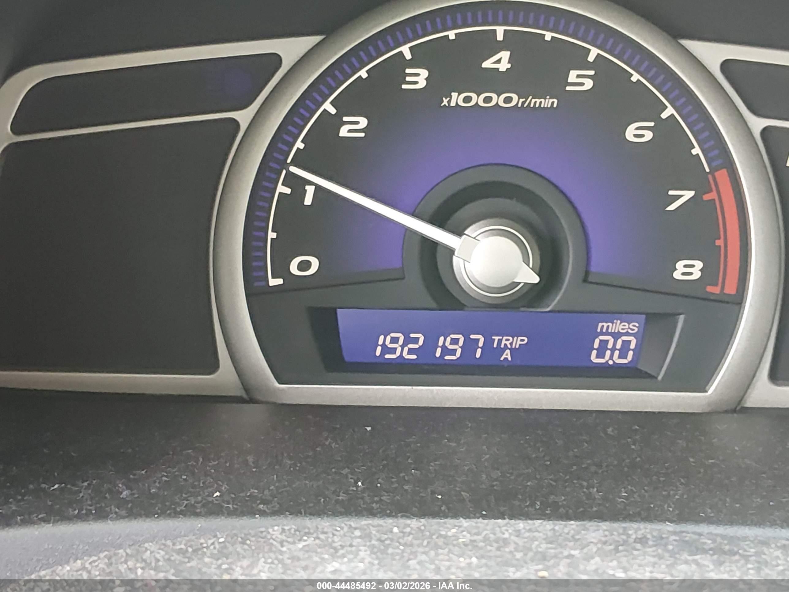 2007 Honda Civic Lx Blue vin: 1HGFA16577L035239