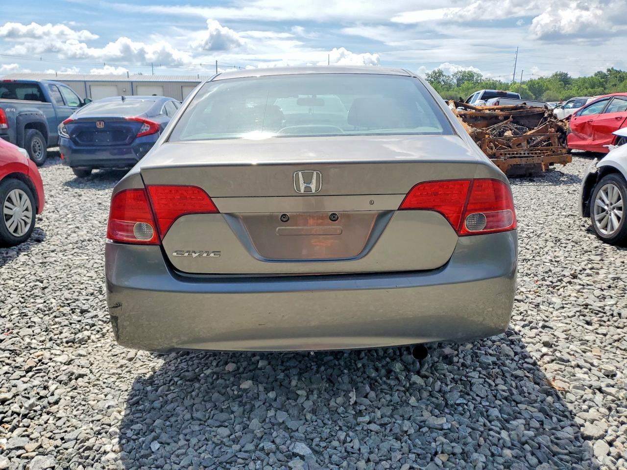 2007 Honda Civic Lx Gray vin: 1HGFA16577L036522