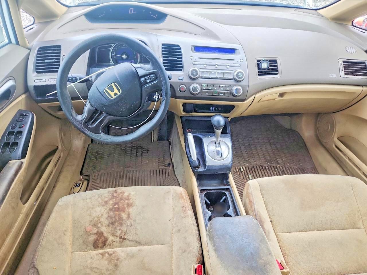 2007 Honda Civic Lx Белый vin: 1HGFA16577L083081