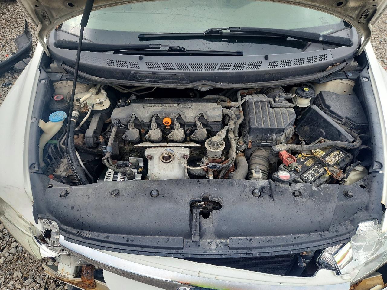 2007 Honda Civic Lx Белый vin: 1HGFA16577L083081