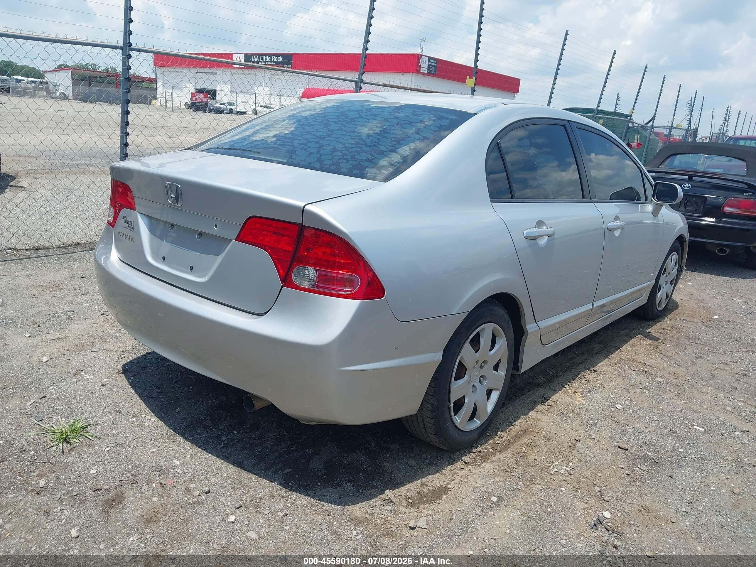 2007 Honda Civic Lx Silver vin: 1HGFA16577L106794