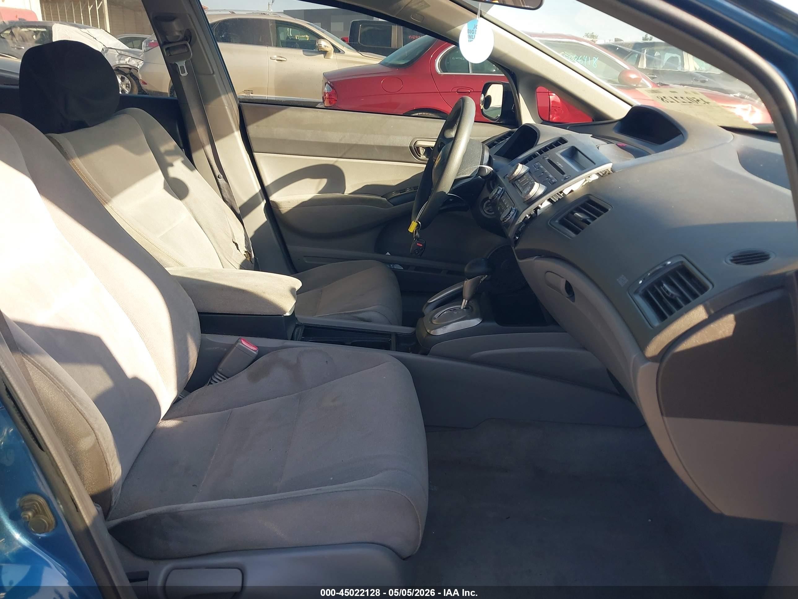 2007 Honda Civic Lx Синий vin: 1HGFA16577L131727