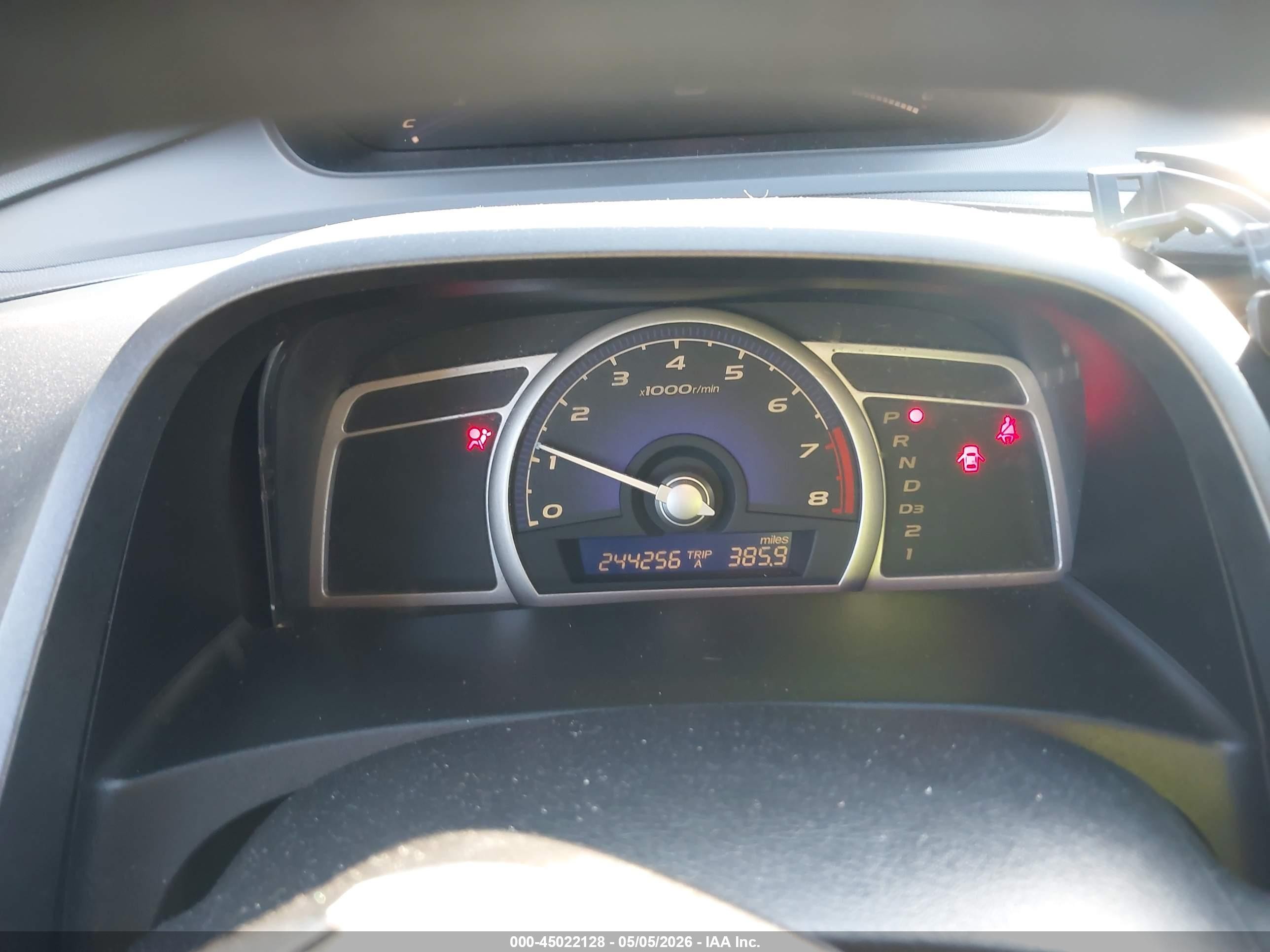 2007 Honda Civic Lx Синий vin: 1HGFA16577L131727