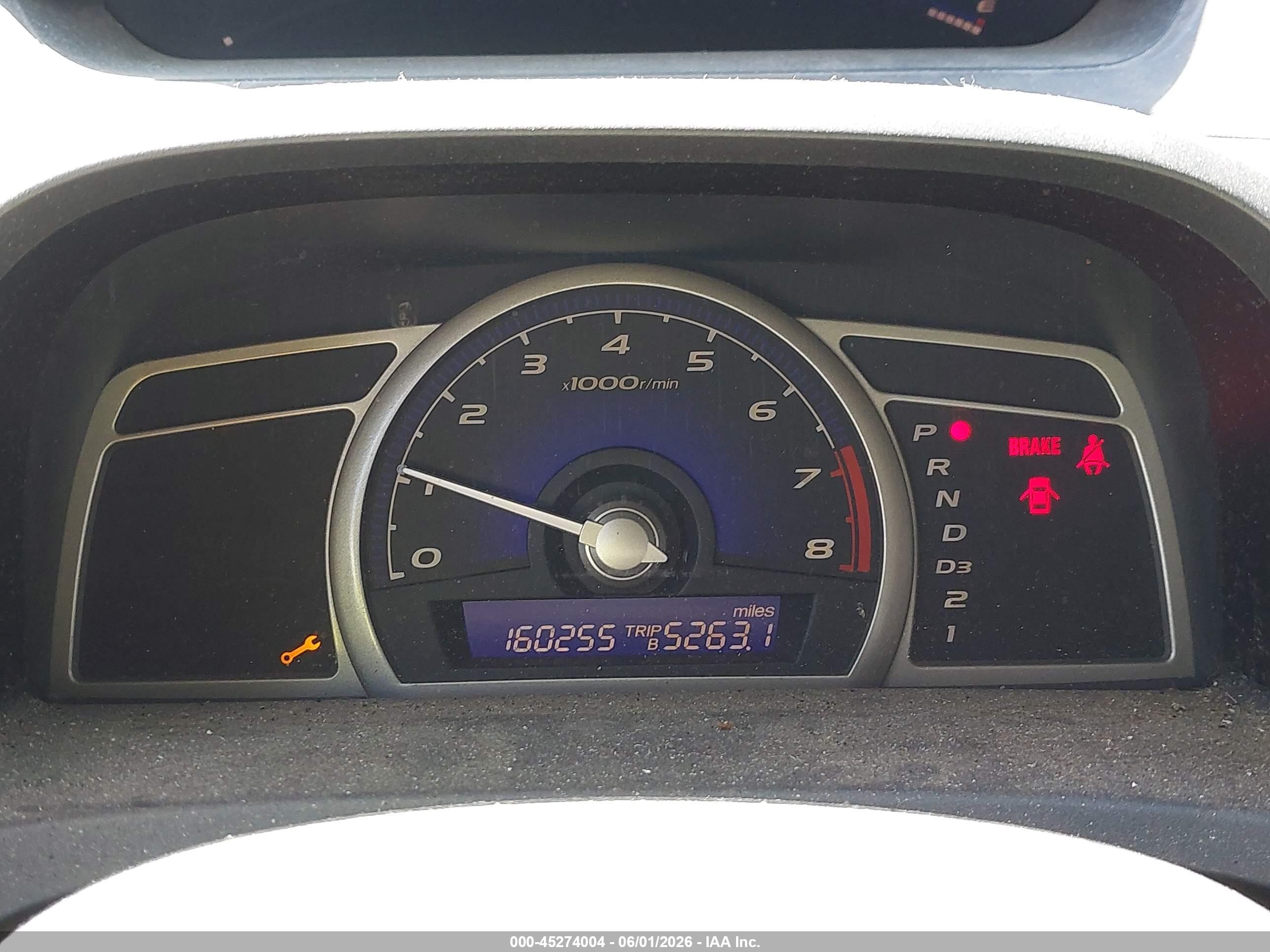 2008 Honda Civic Lx Blue vin: 1HGFA16578L005756