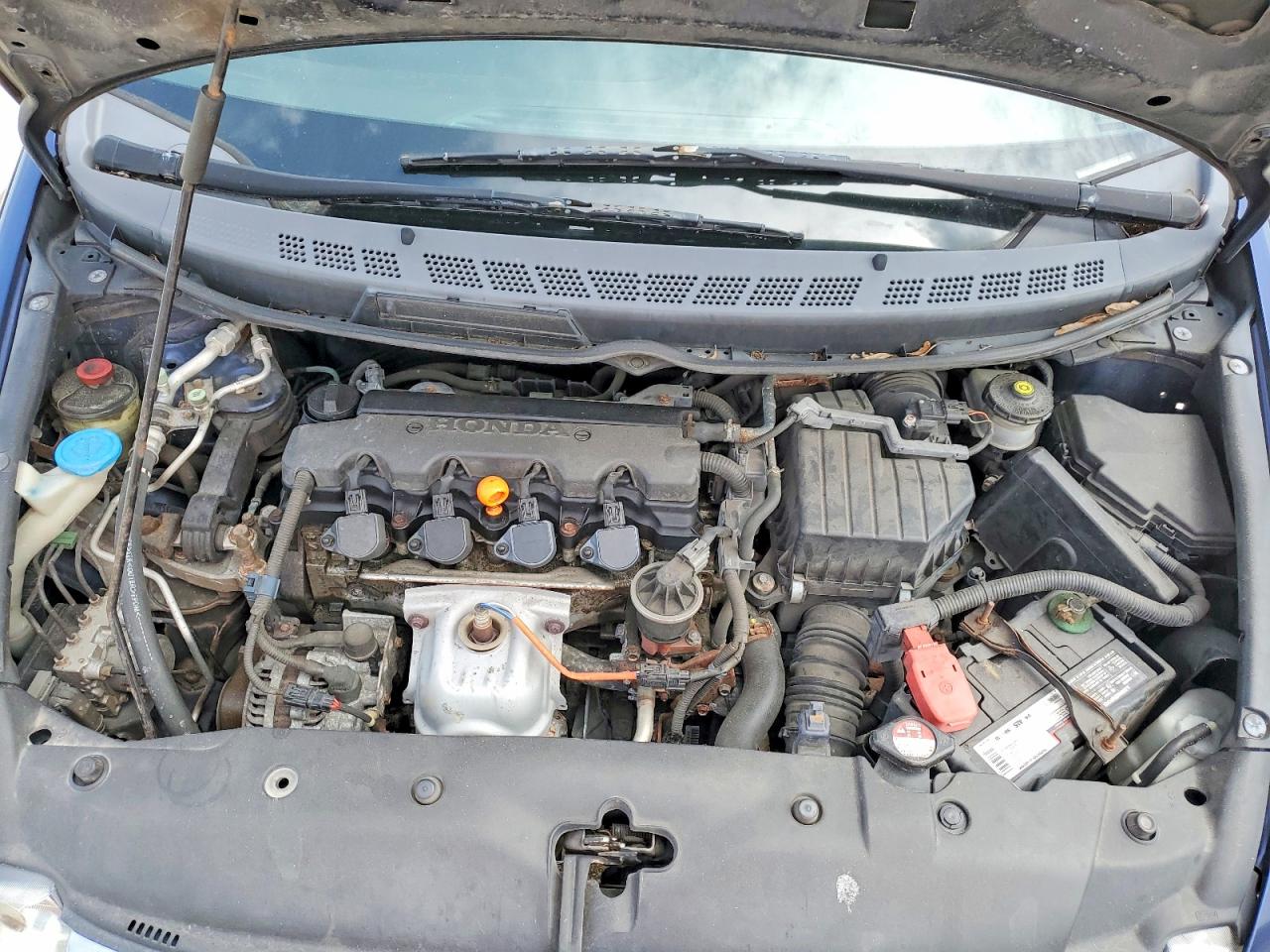 2008 Honda Civic Lx Синий vin: 1HGFA16578L018362