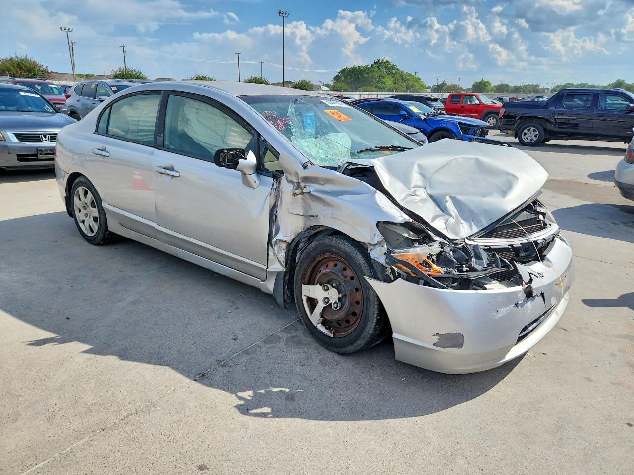 2008 Honda Civic Lx Silver vin: 1HGFA16578L032939